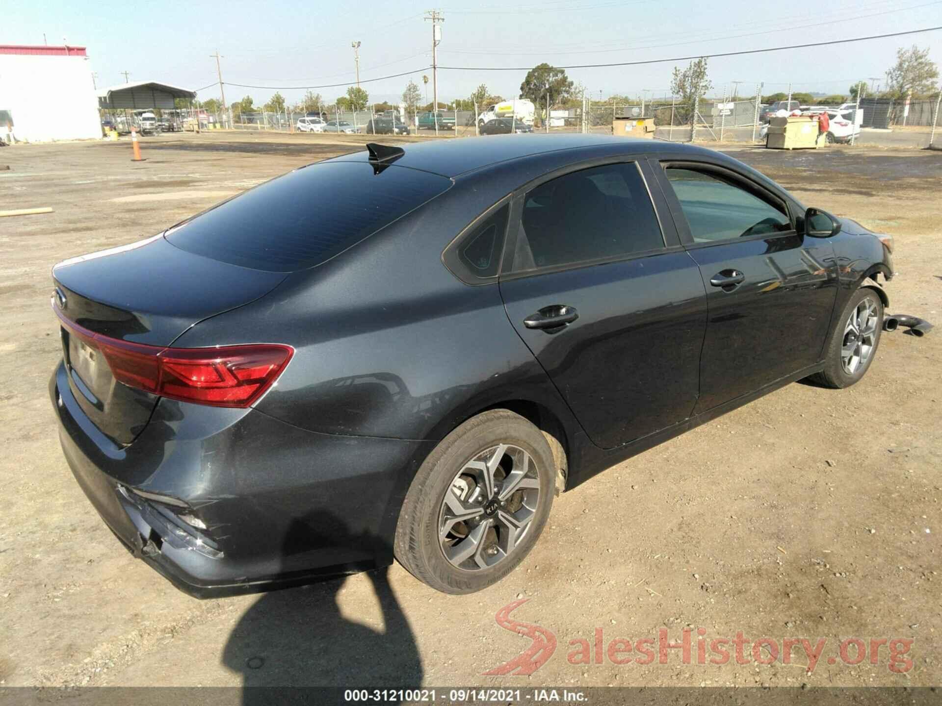 3KPF24AD6LE231106 2020 KIA FORTE