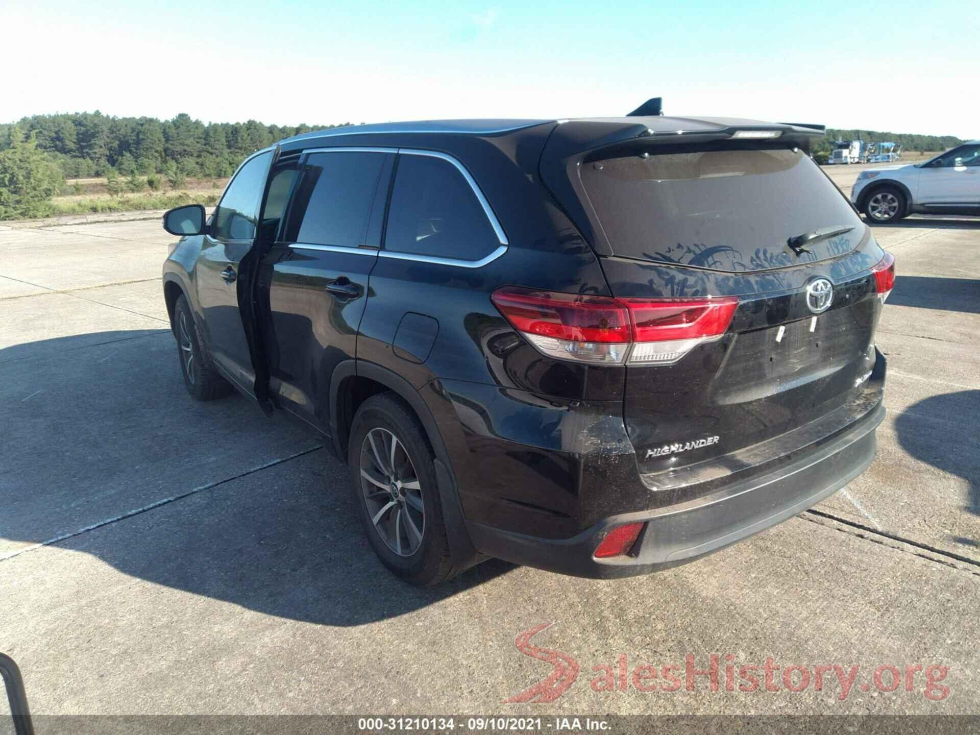 5TDJZRFH1HS397013 2017 TOYOTA HIGHLANDER