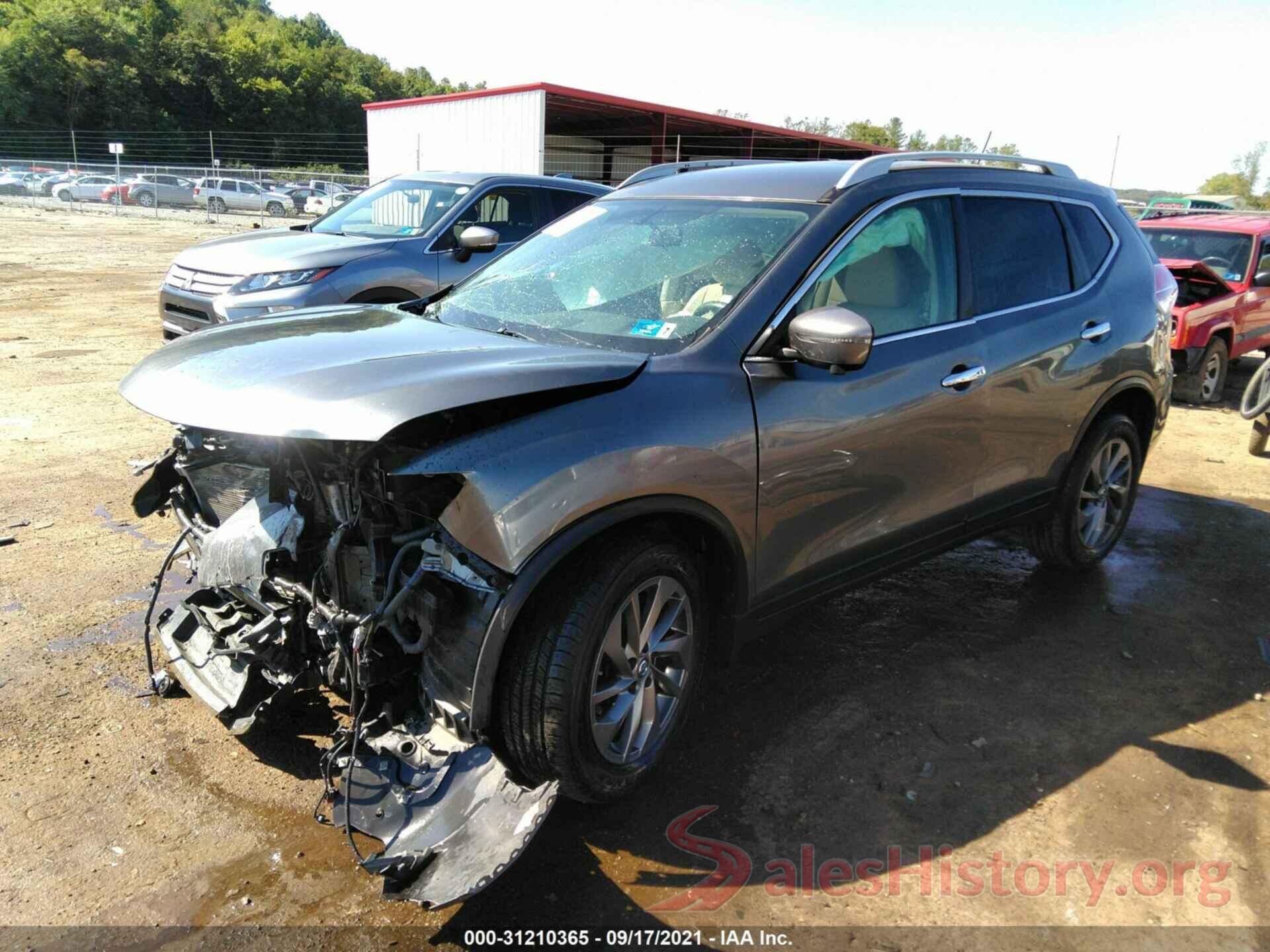 5N1AT2MV7GC739383 2016 NISSAN ROGUE