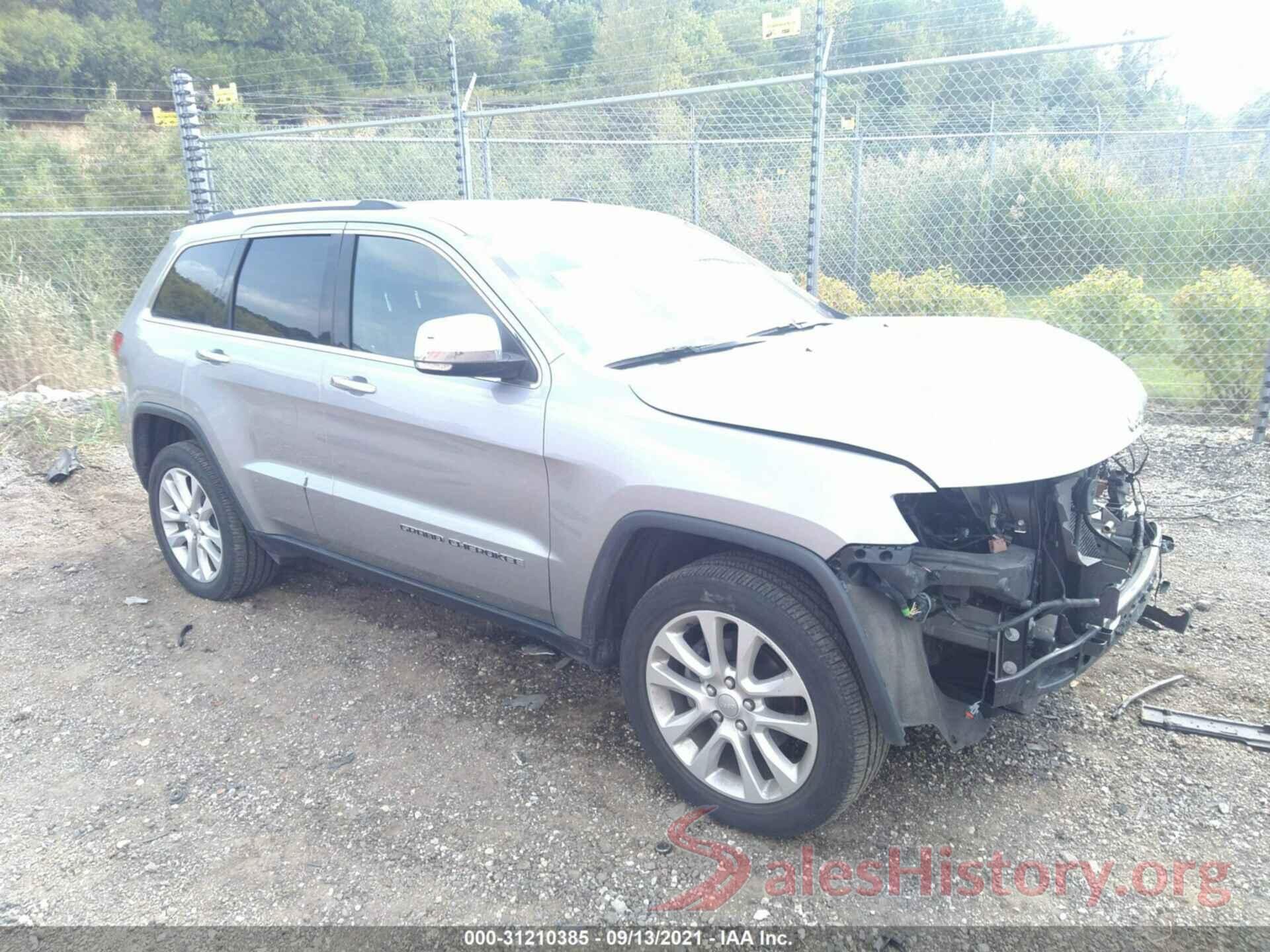 1C4RJFBG0HC792808 2017 JEEP GRAND CHEROKEE