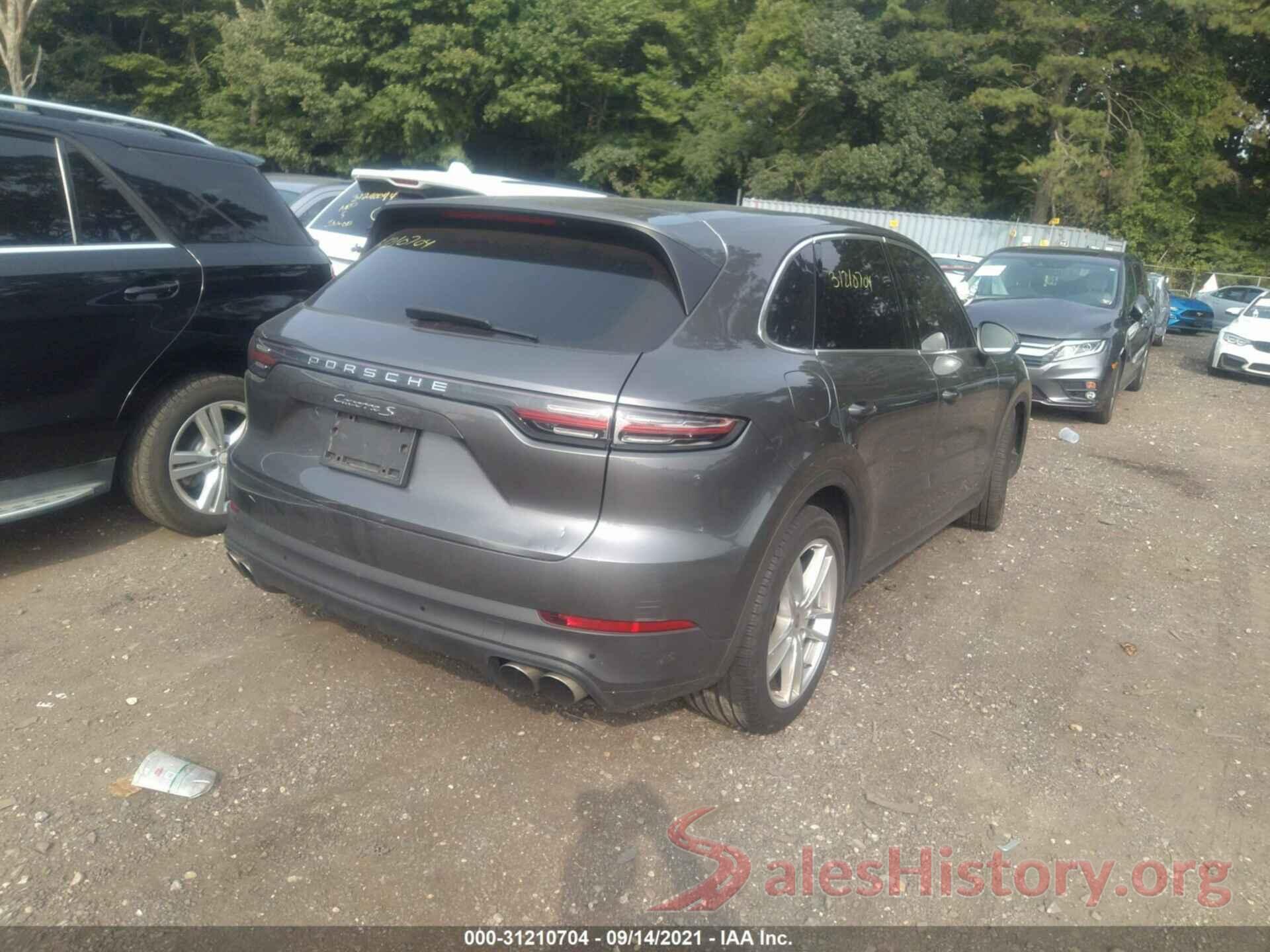 WP1AB2AYXKKA64633 2019 PORSCHE CAYENNE