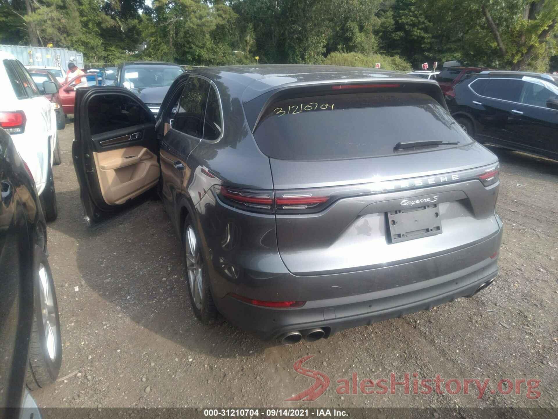 WP1AB2AYXKKA64633 2019 PORSCHE CAYENNE