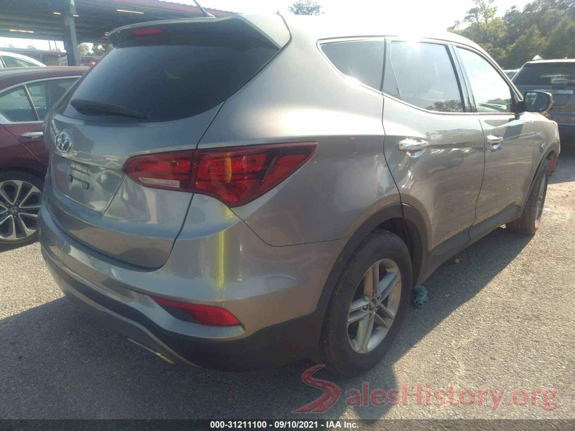 5NMZTDLB4JH067186 2018 HYUNDAI SANTA FE SPORT