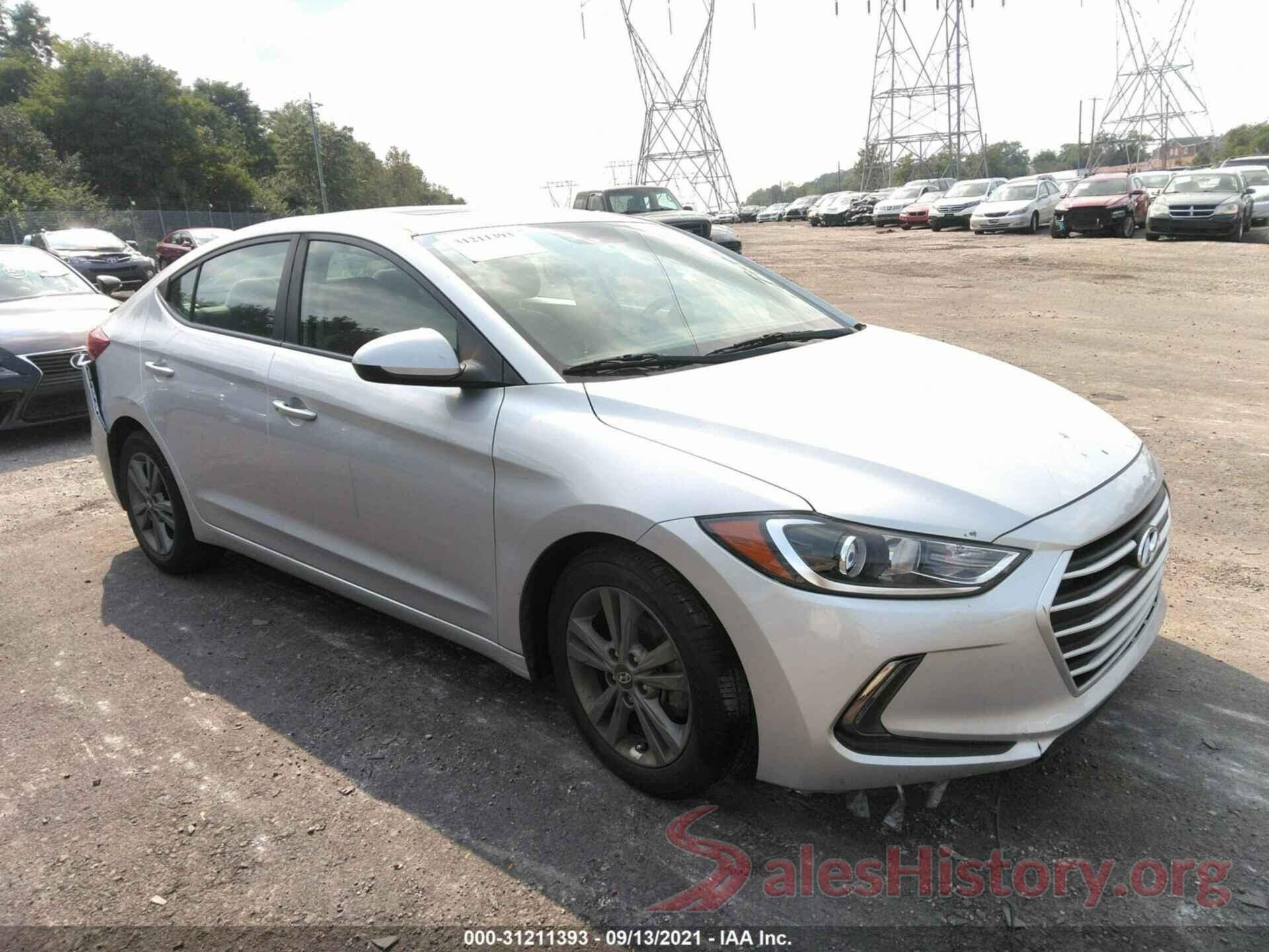 5NPD84LF2JH241659 2018 HYUNDAI ELANTRA