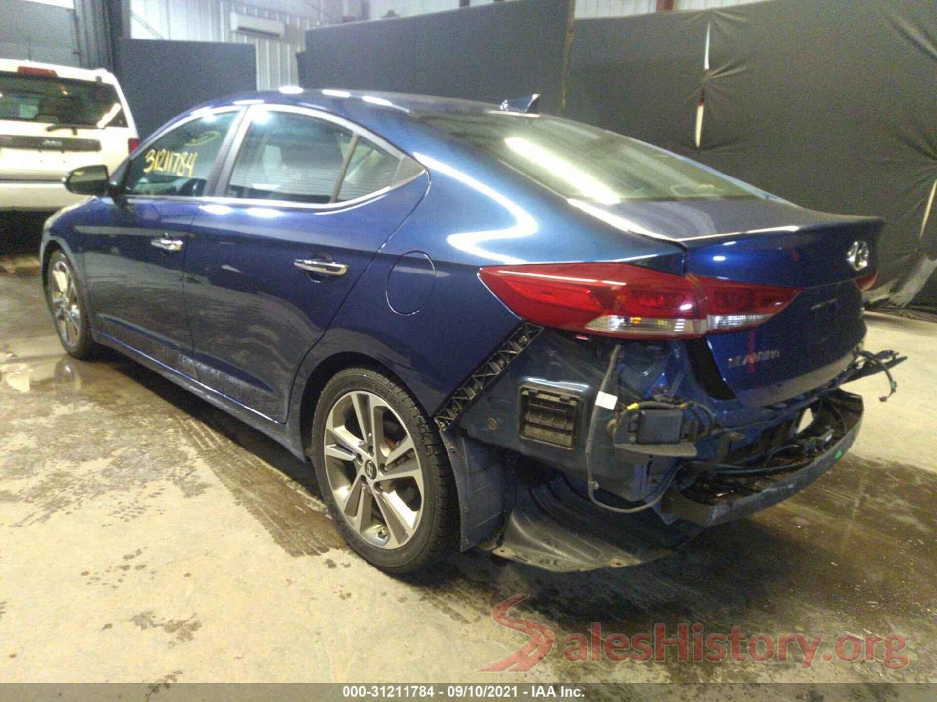 5NPD84LF4HH022213 2017 HYUNDAI ELANTRA