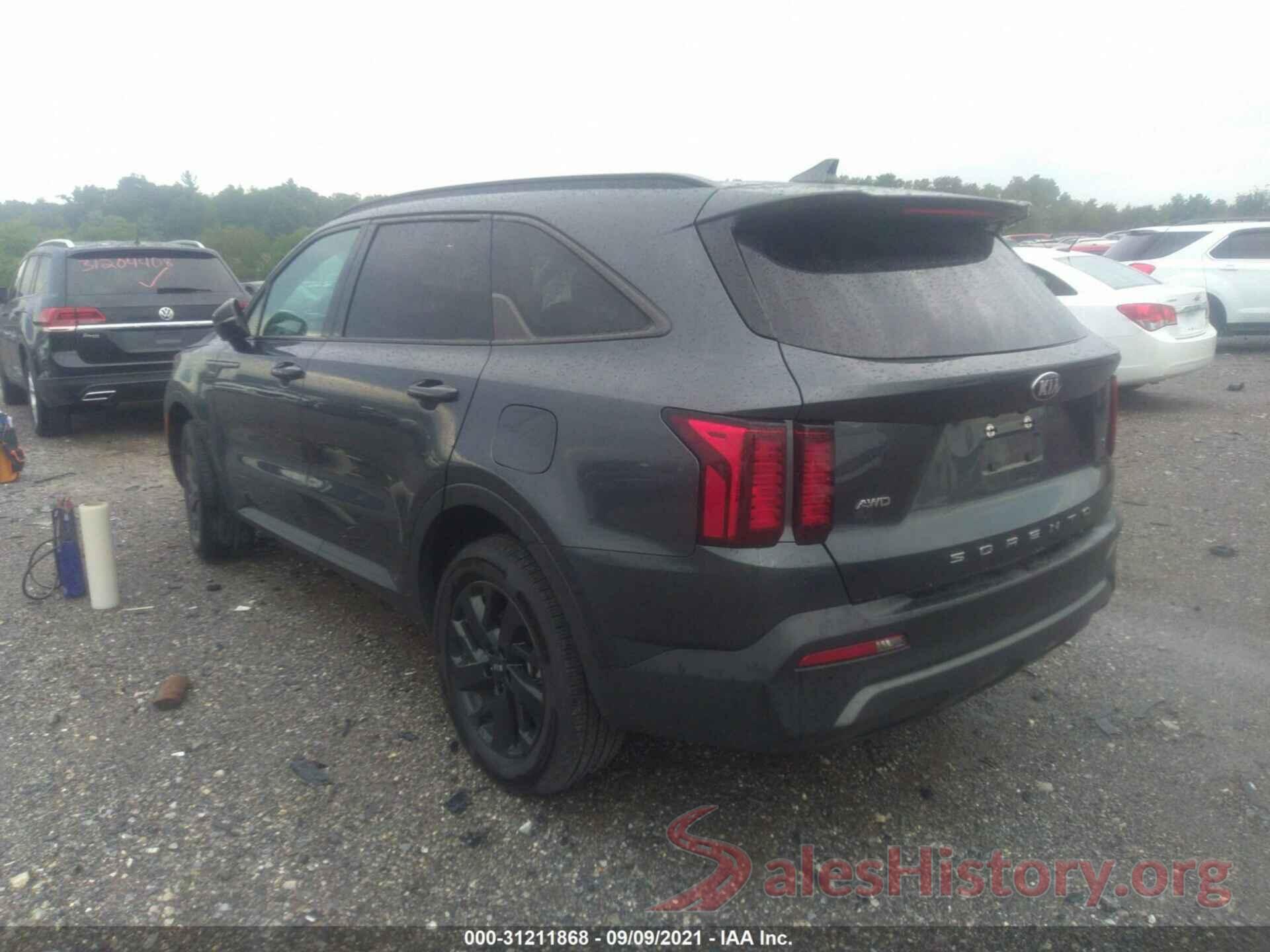 5XYRLDLC9MG022624 2021 KIA SORENTO