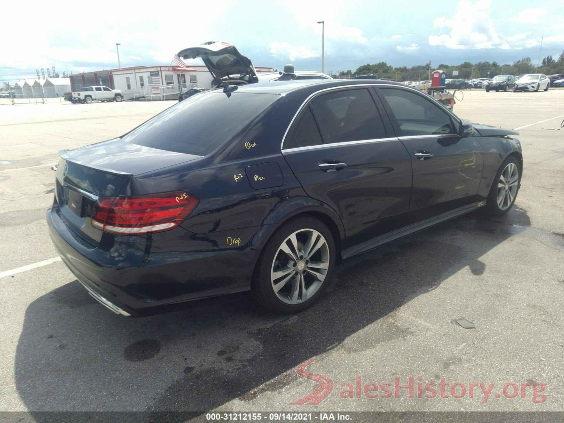 WDDHF5KB9GB260866 2016 MERCEDES-BENZ E-CLASS