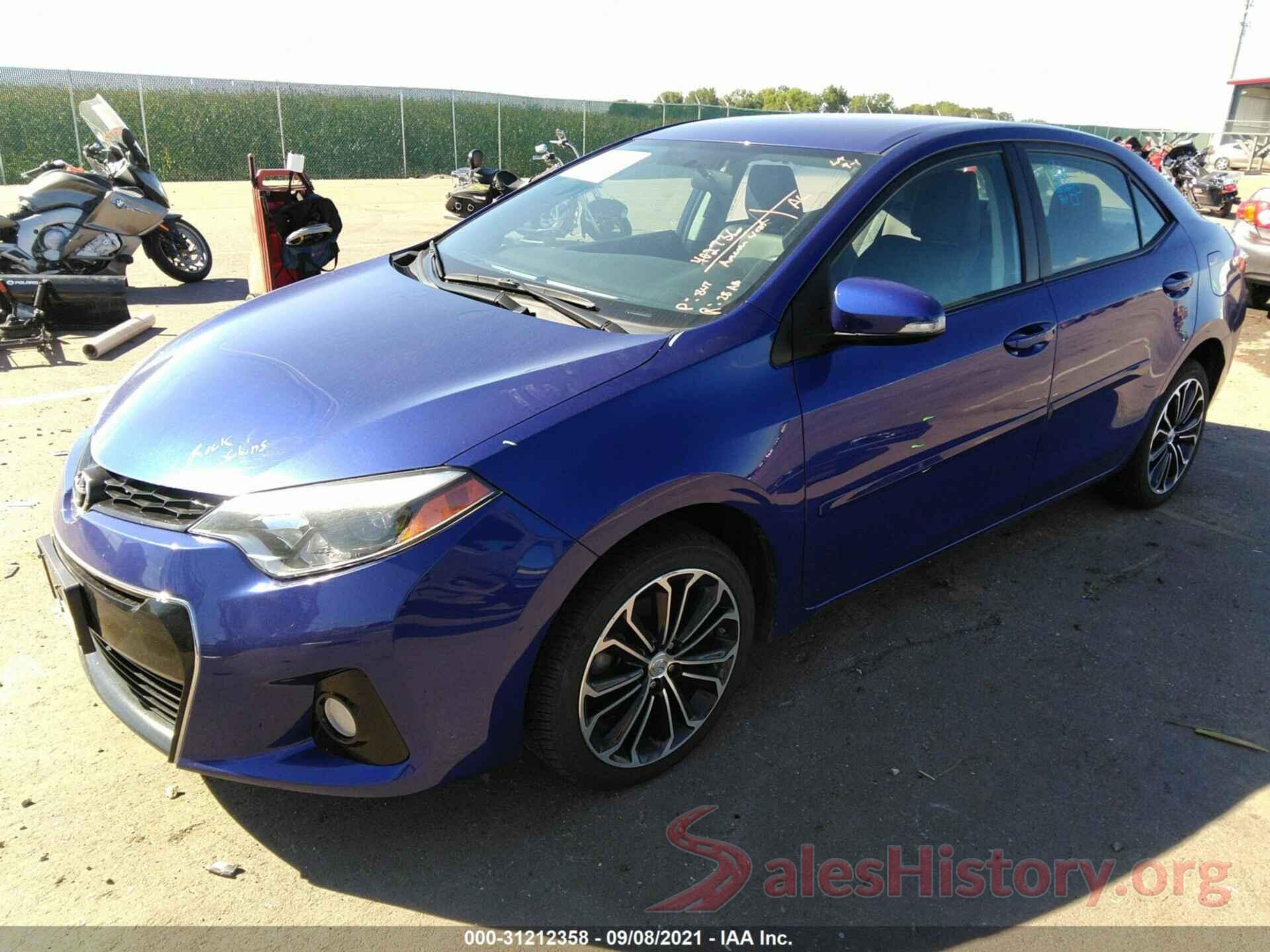 5YFBURHE0GP537419 2016 TOYOTA COROLLA