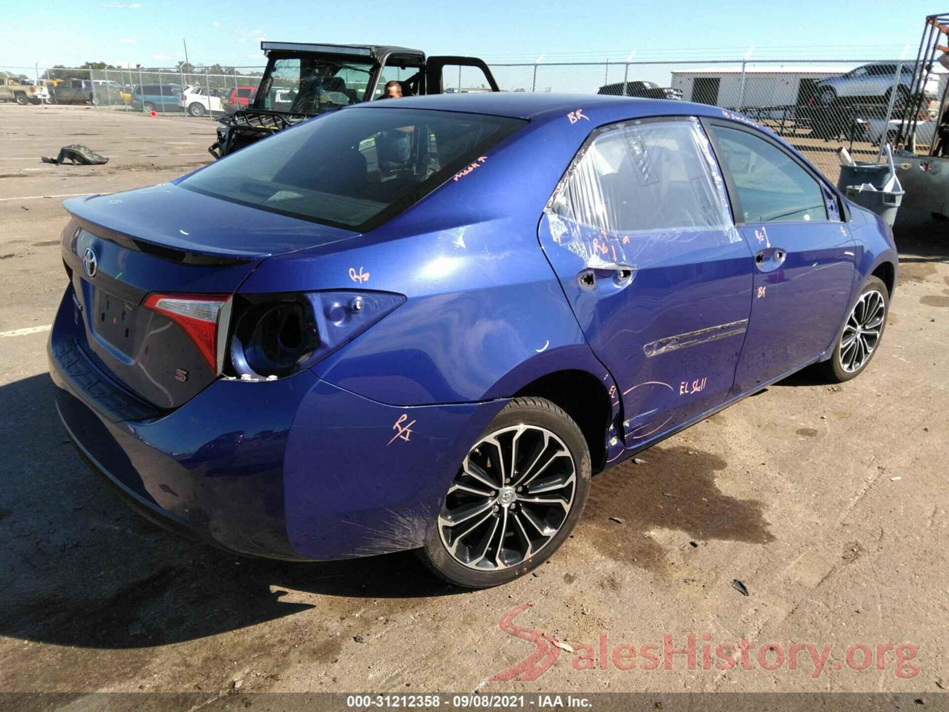 5YFBURHE0GP537419 2016 TOYOTA COROLLA