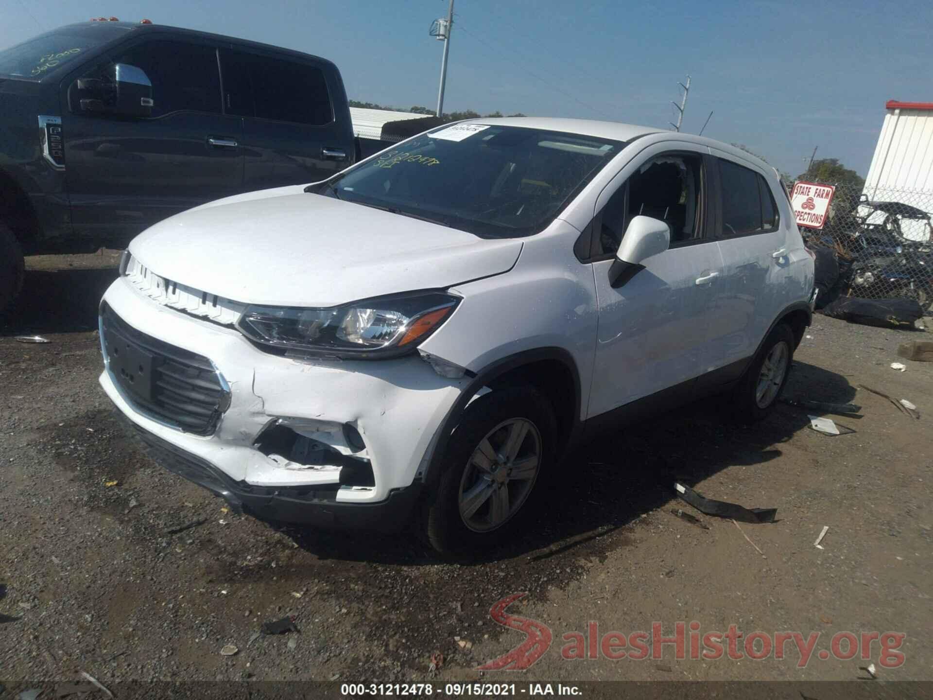 3GNCJNSB5LL172013 2020 CHEVROLET TRAX