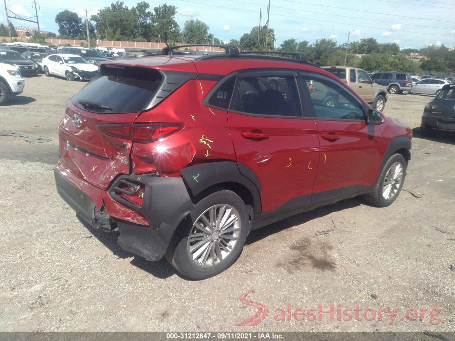 KM8K2CAAXJU076908 2018 HYUNDAI KONA