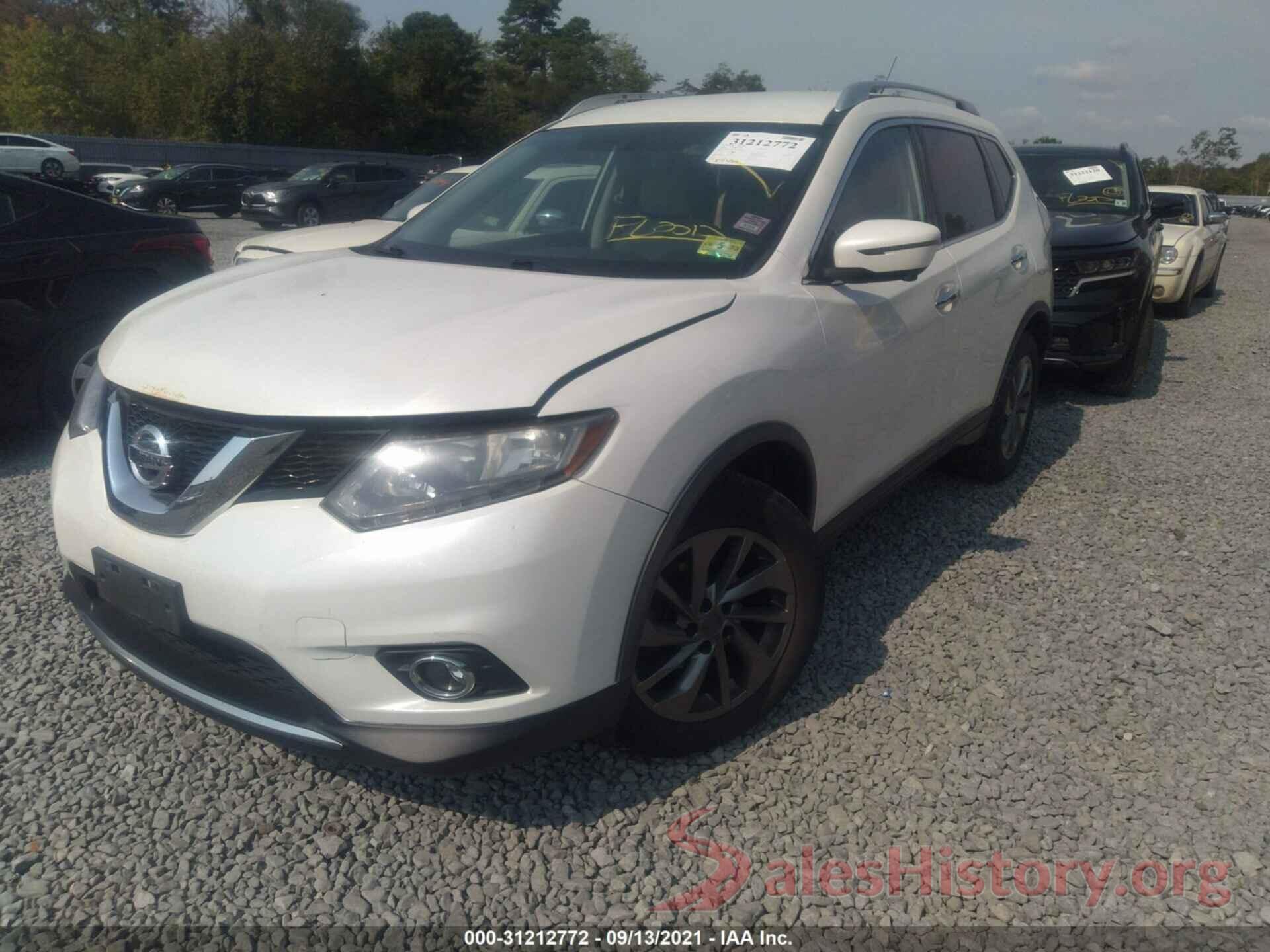 KNMAT2MT4GP676674 2016 NISSAN ROGUE