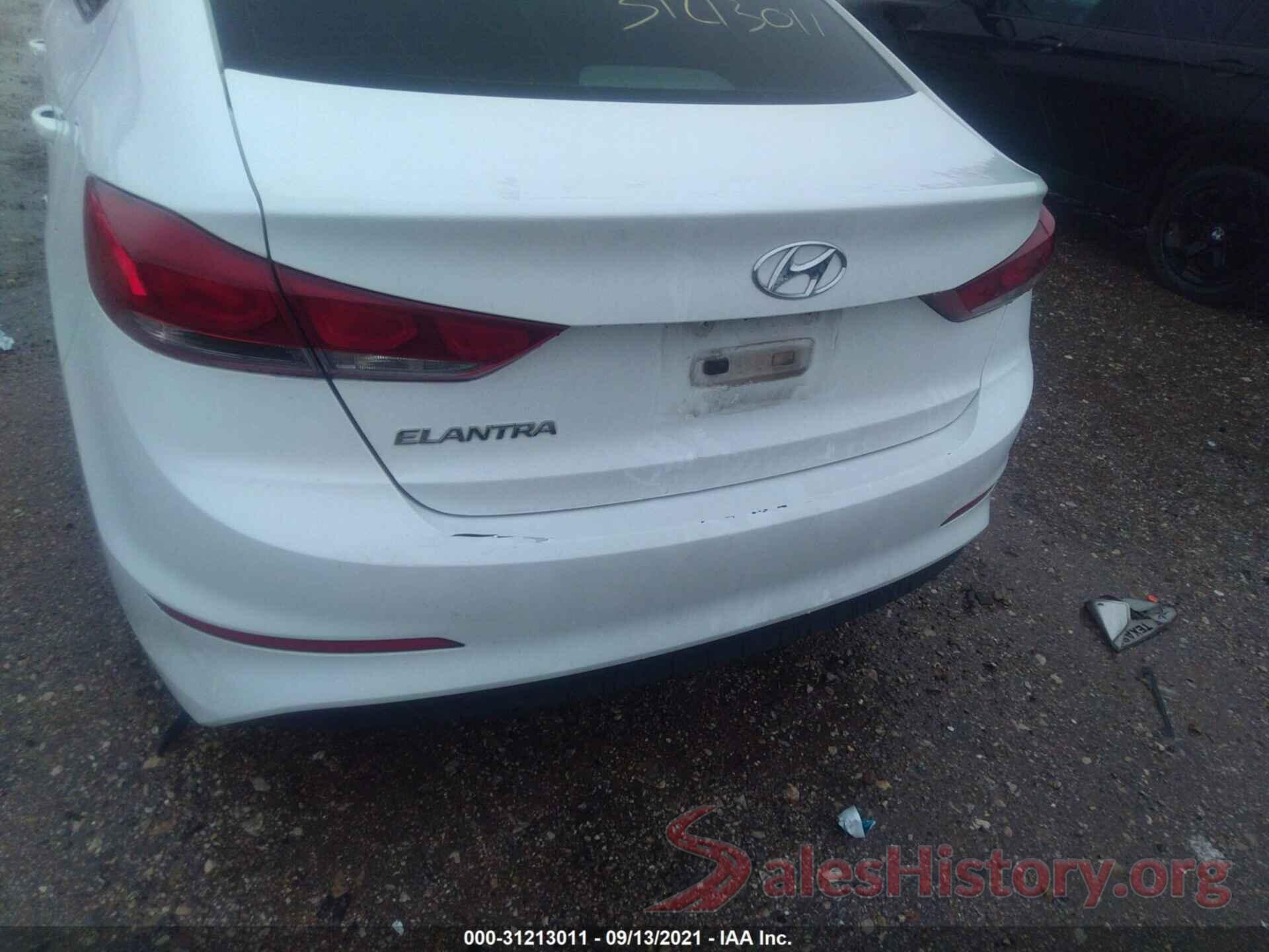 5NPD84LF7JH288573 2018 HYUNDAI ELANTRA