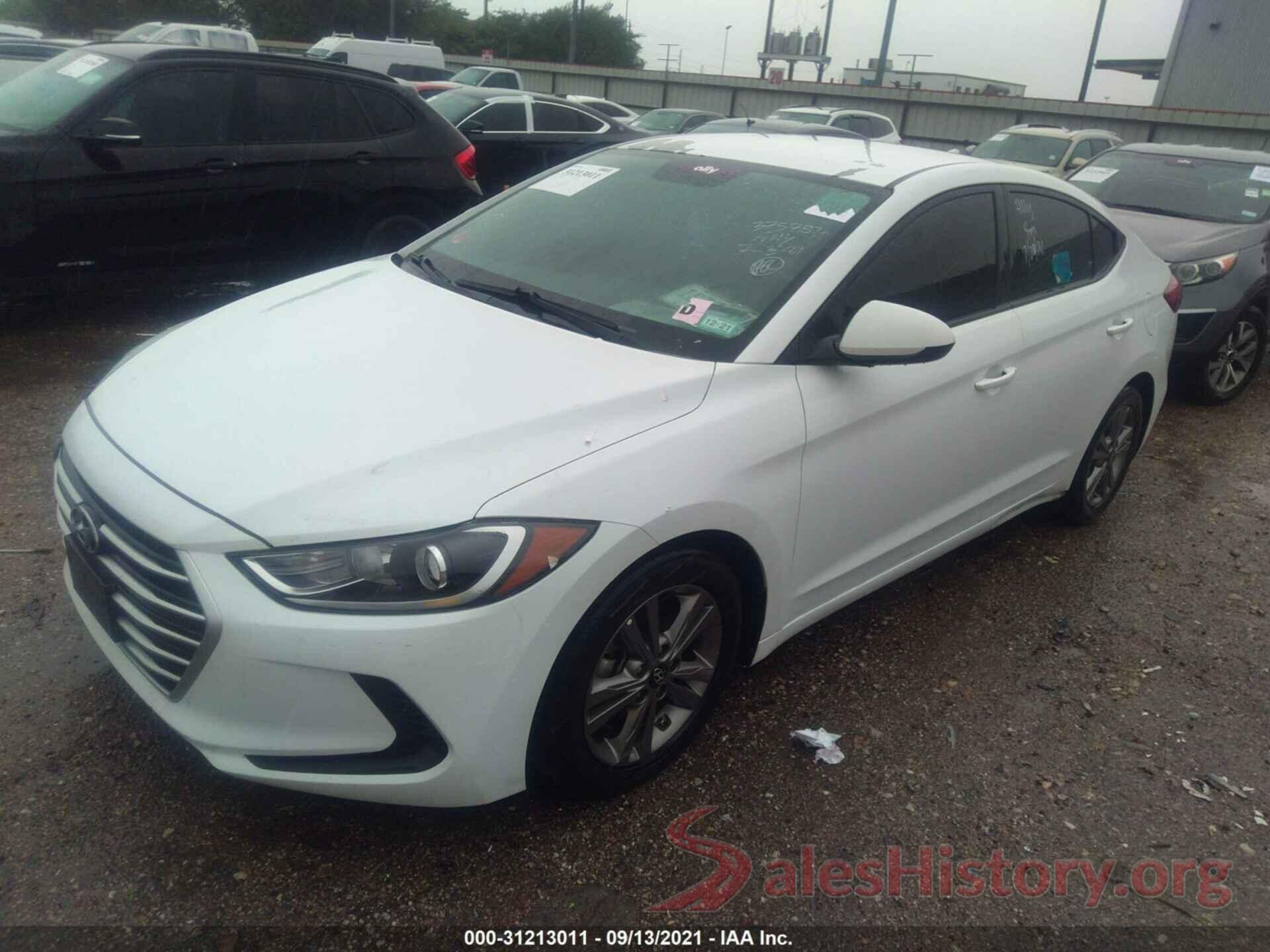 5NPD84LF7JH288573 2018 HYUNDAI ELANTRA