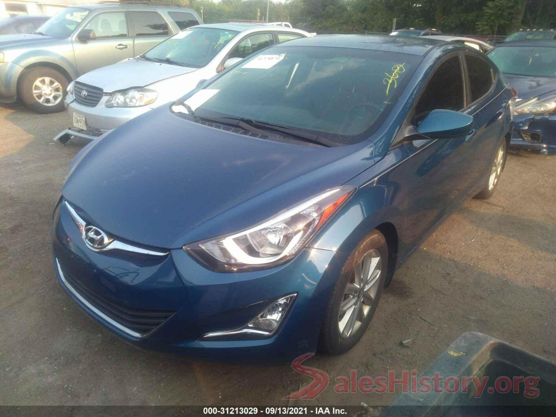 KMHDH4AE3GU520154 2016 HYUNDAI ELANTRA