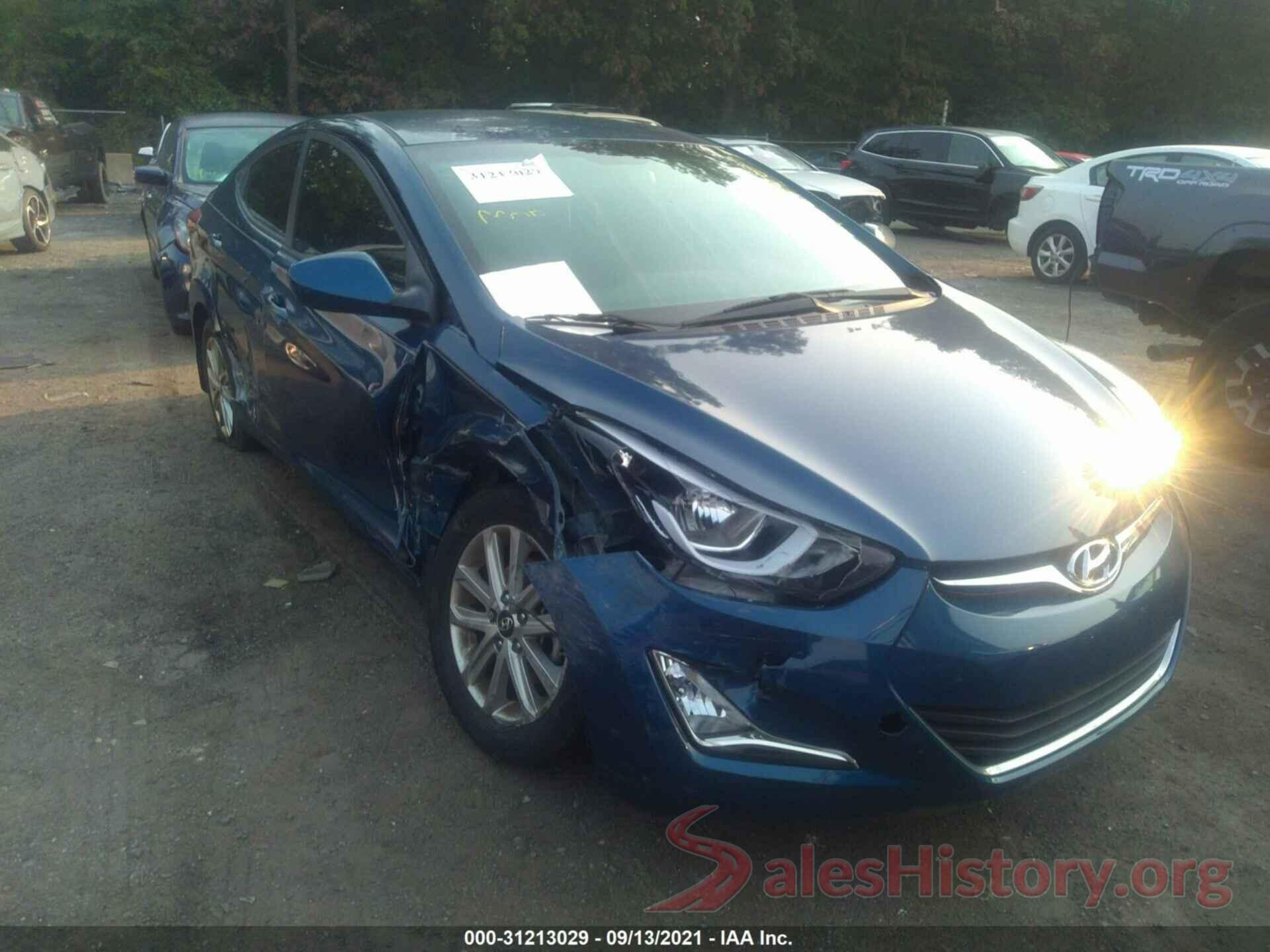 KMHDH4AE3GU520154 2016 HYUNDAI ELANTRA