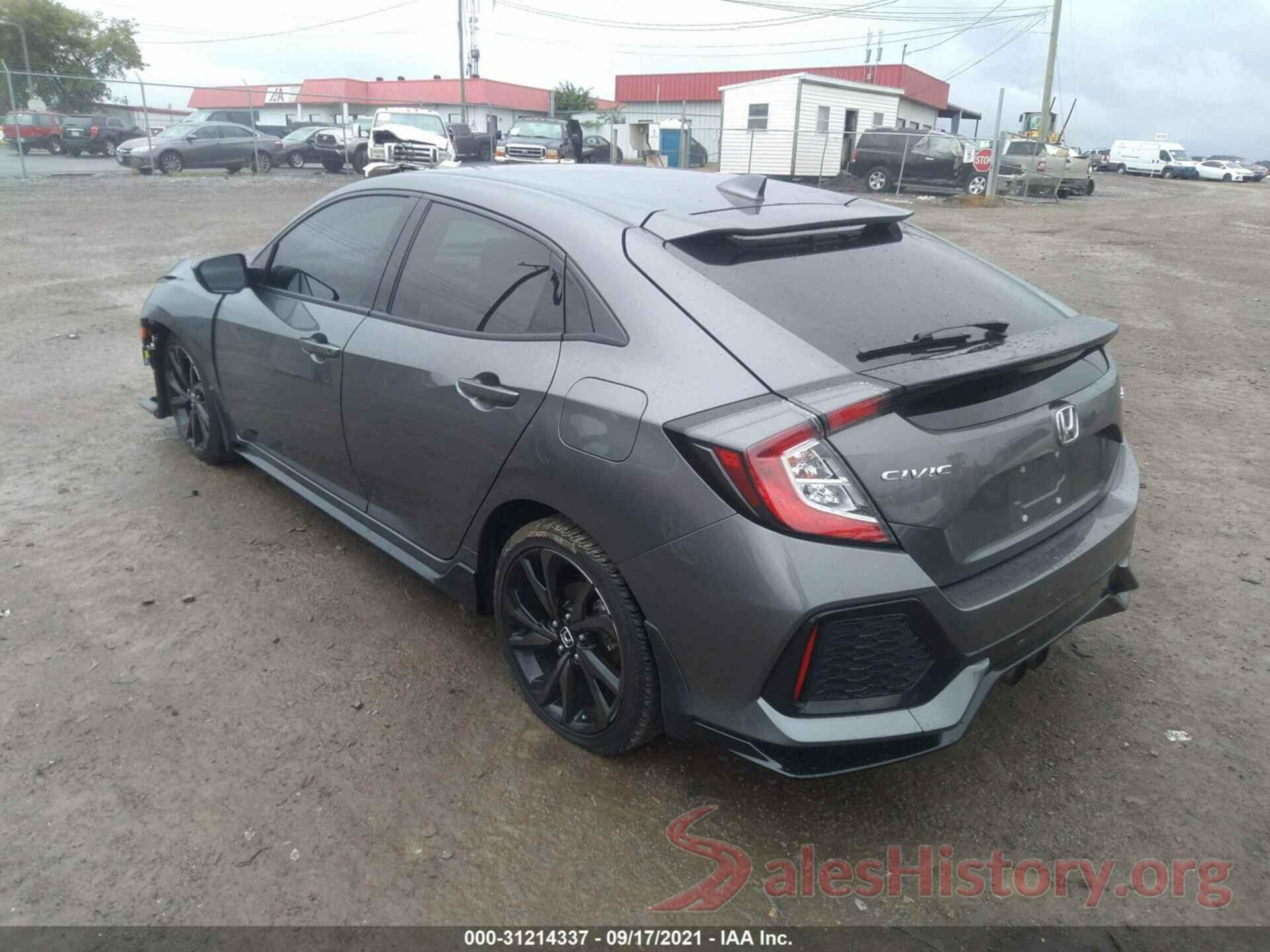 SHHFK7H46KU209833 2019 HONDA CIVIC HATCHBACK