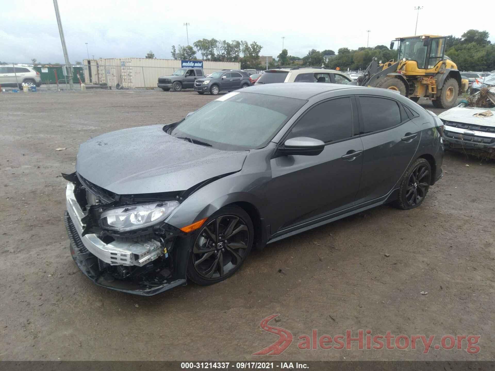 SHHFK7H46KU209833 2019 HONDA CIVIC HATCHBACK