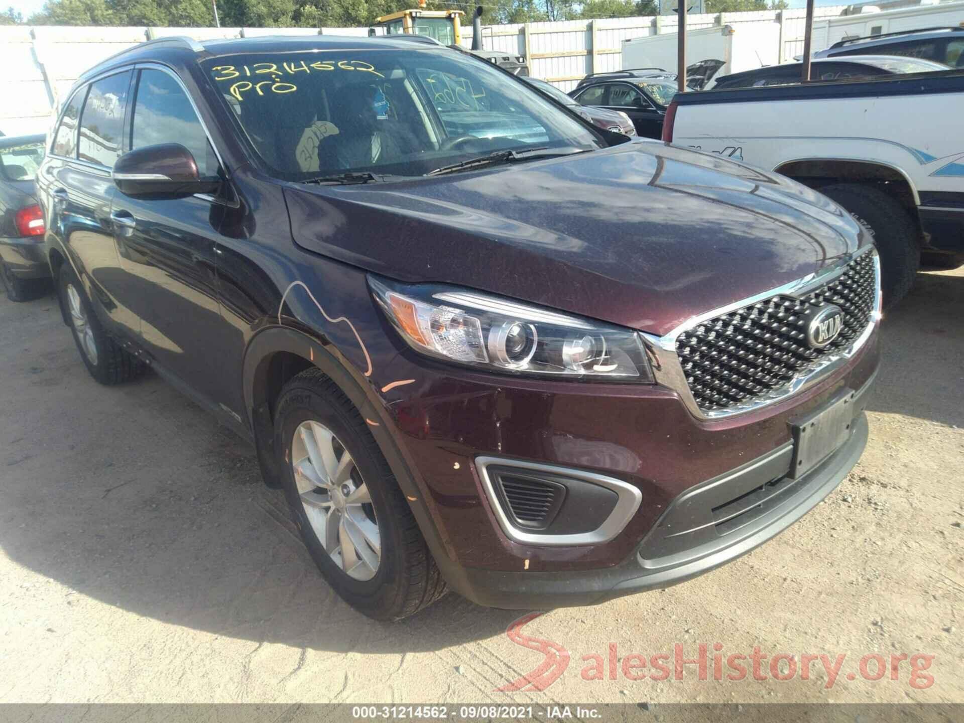 5XYPGDA54GG074277 2016 KIA SORENTO