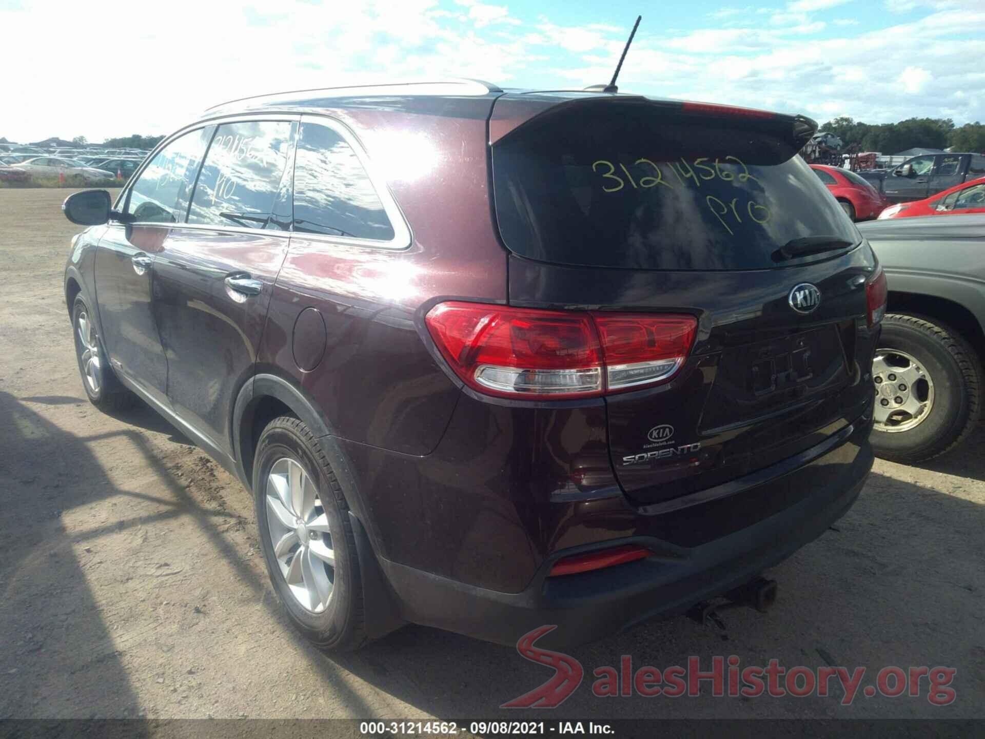 5XYPGDA54GG074277 2016 KIA SORENTO