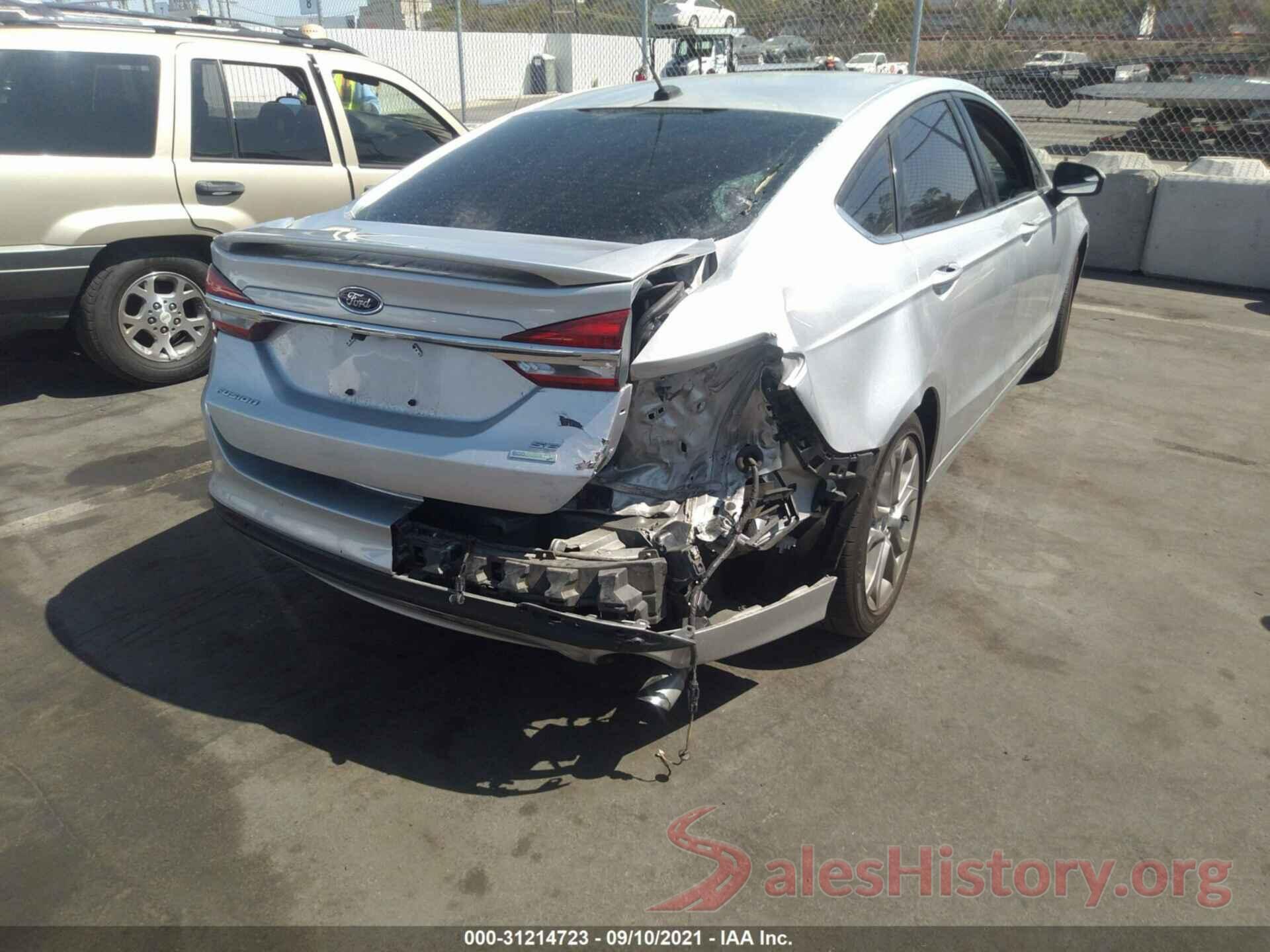 3FA6P0HD0HR354499 2017 FORD FUSION