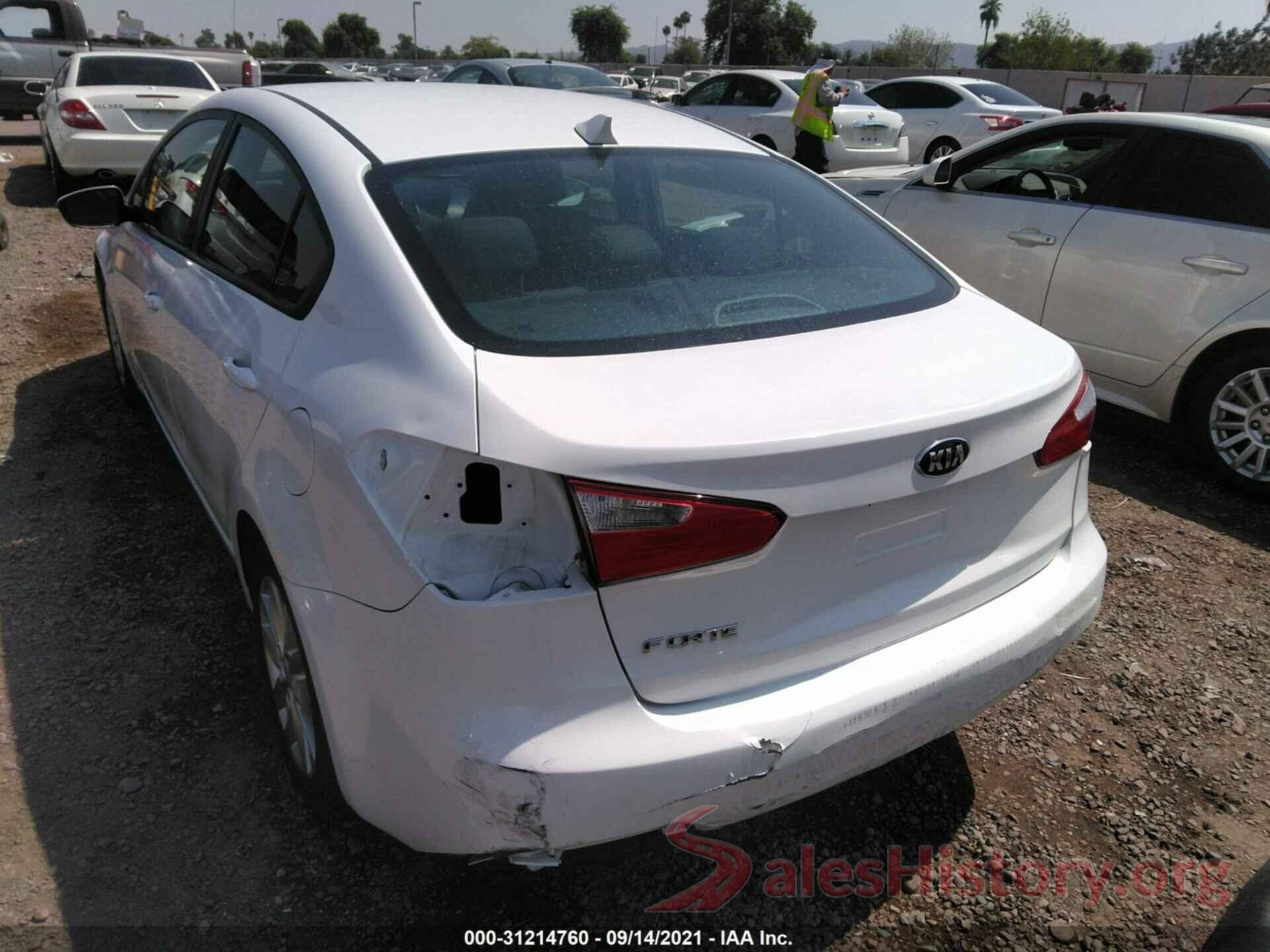 KNAFX4A67G5508945 2016 KIA FORTE