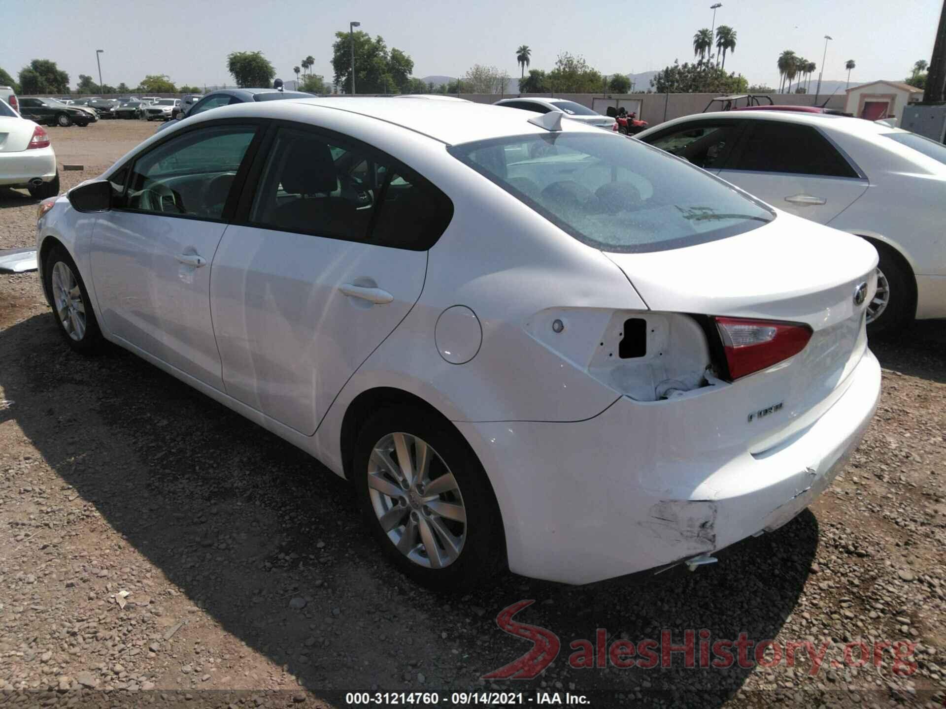 KNAFX4A67G5508945 2016 KIA FORTE