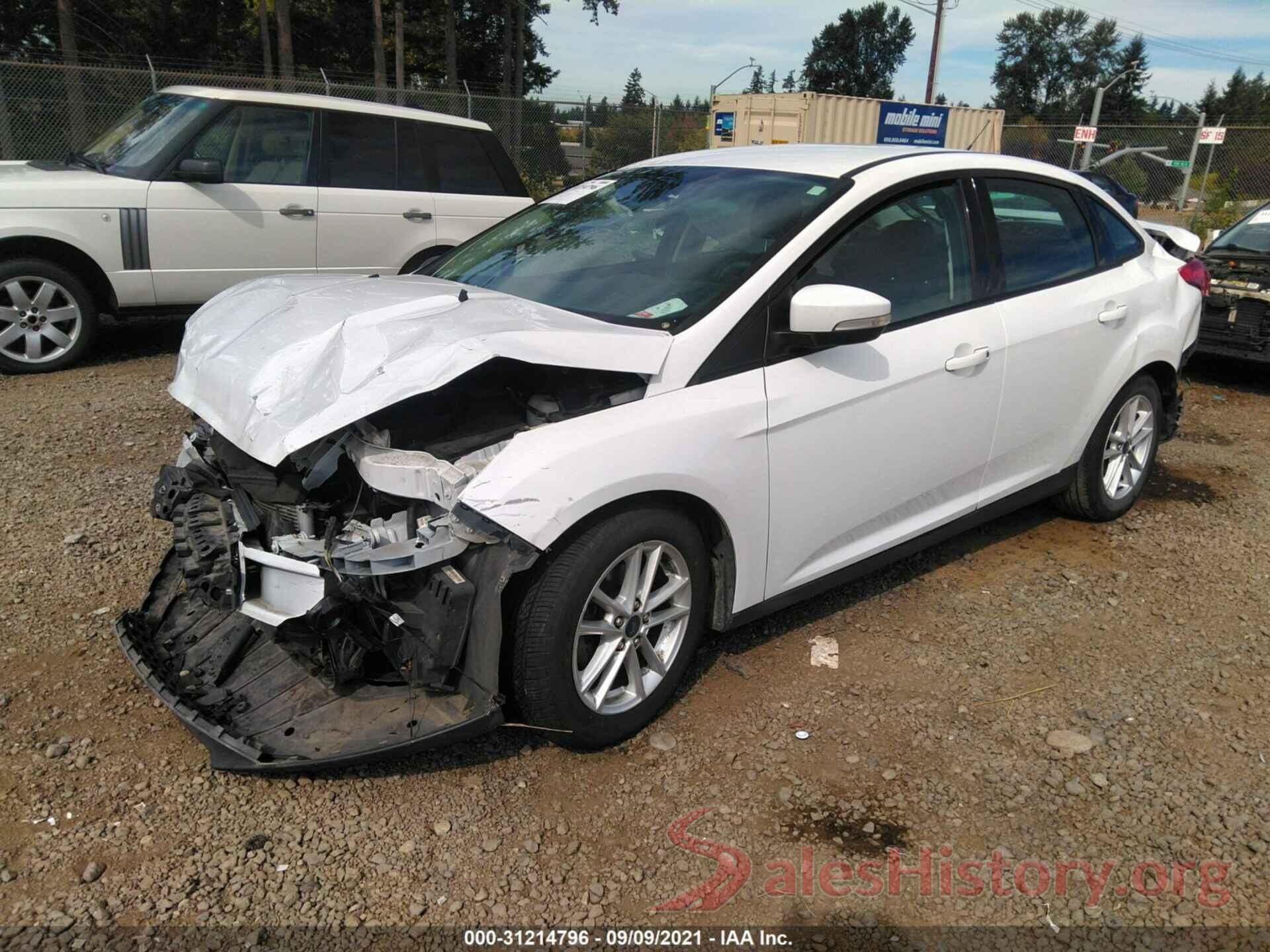 1FADP3F26GL337455 2016 FORD FOCUS