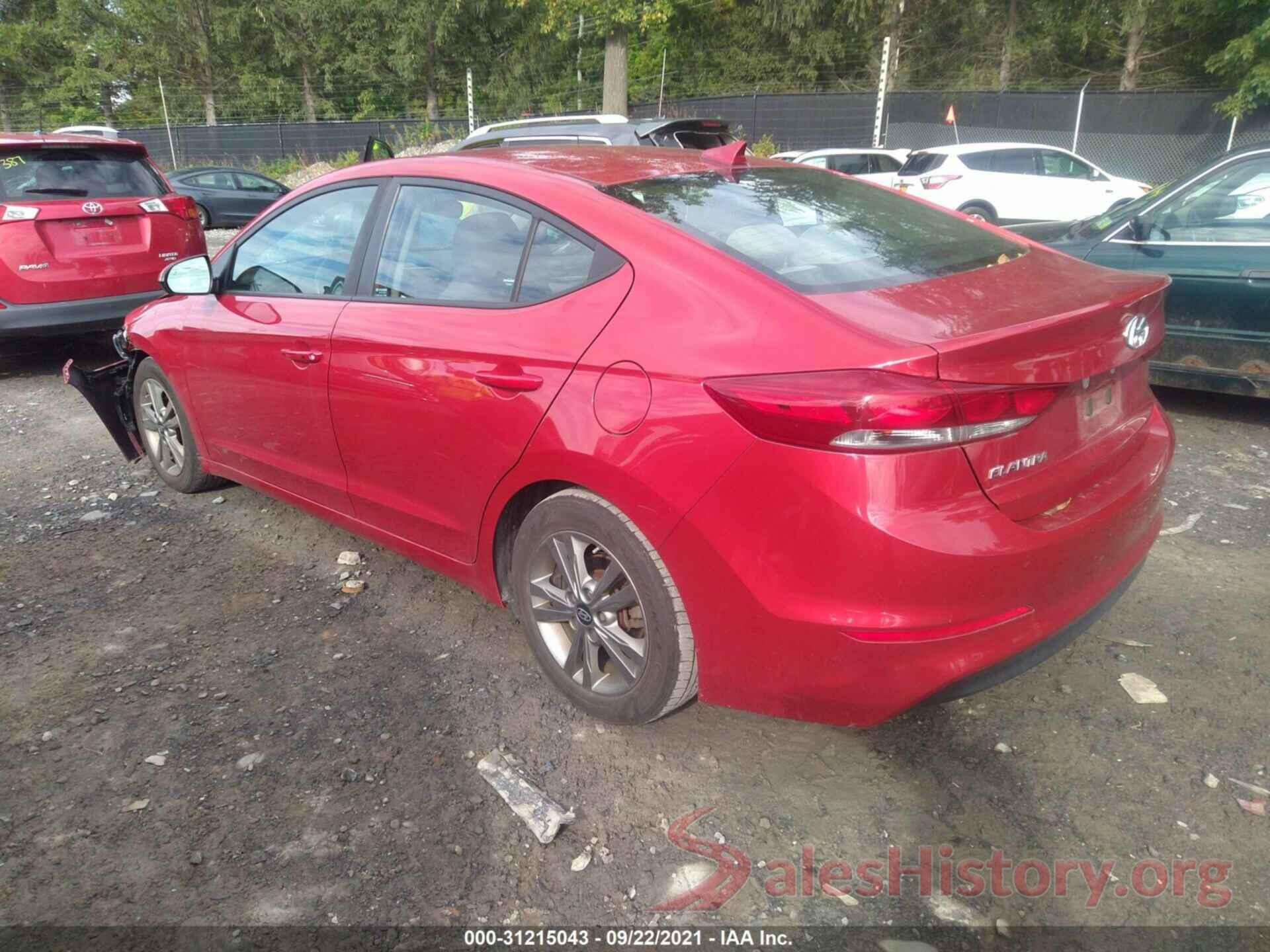 5NPD84LF8JH306353 2018 HYUNDAI ELANTRA