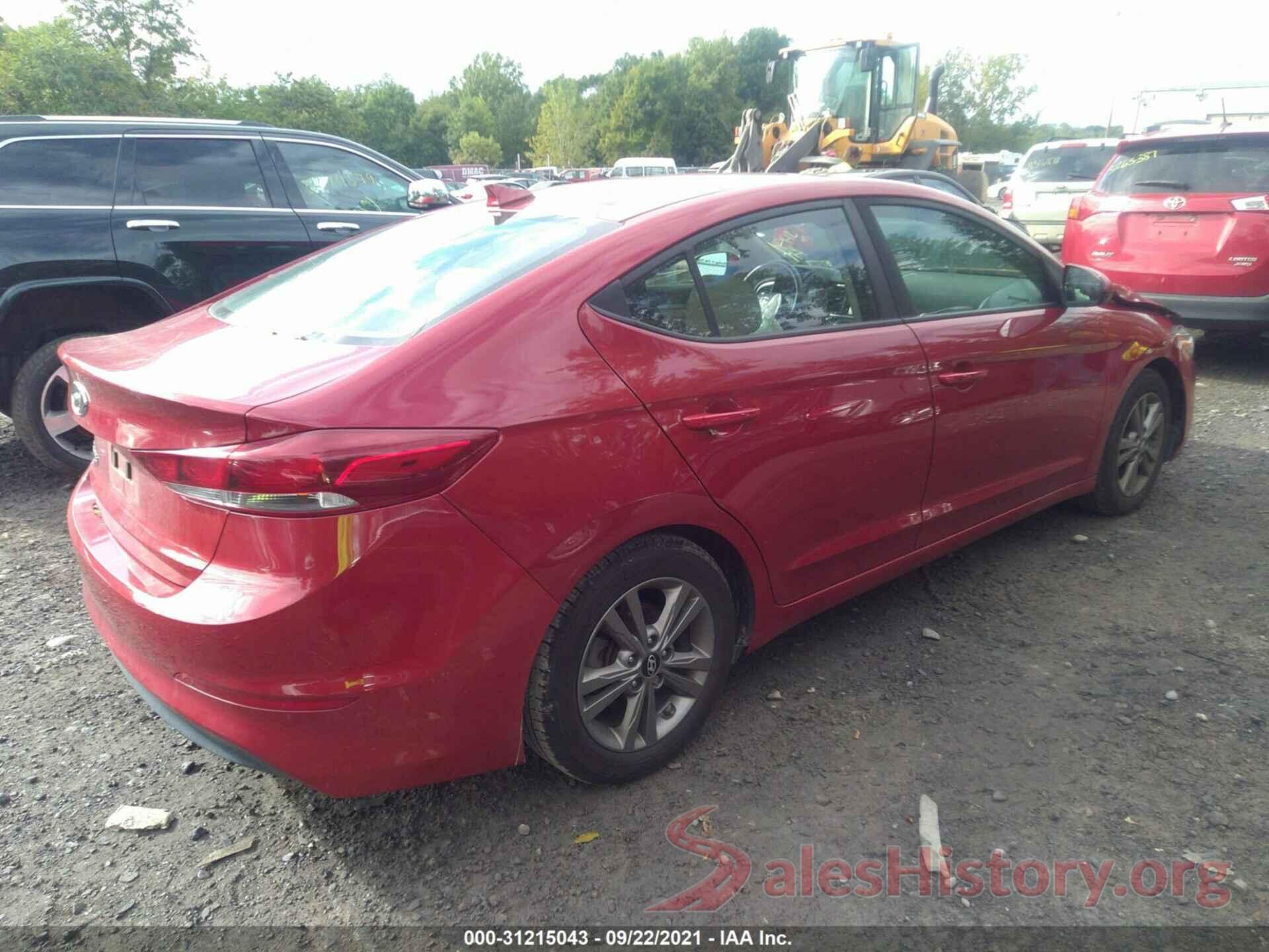 5NPD84LF8JH306353 2018 HYUNDAI ELANTRA