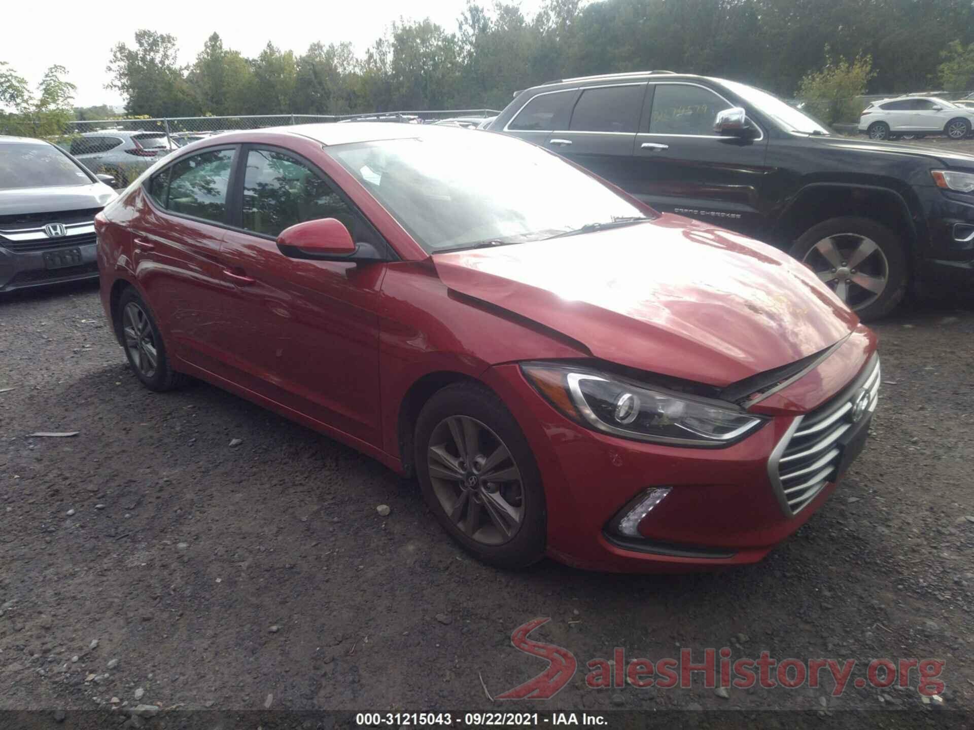 5NPD84LF8JH306353 2018 HYUNDAI ELANTRA