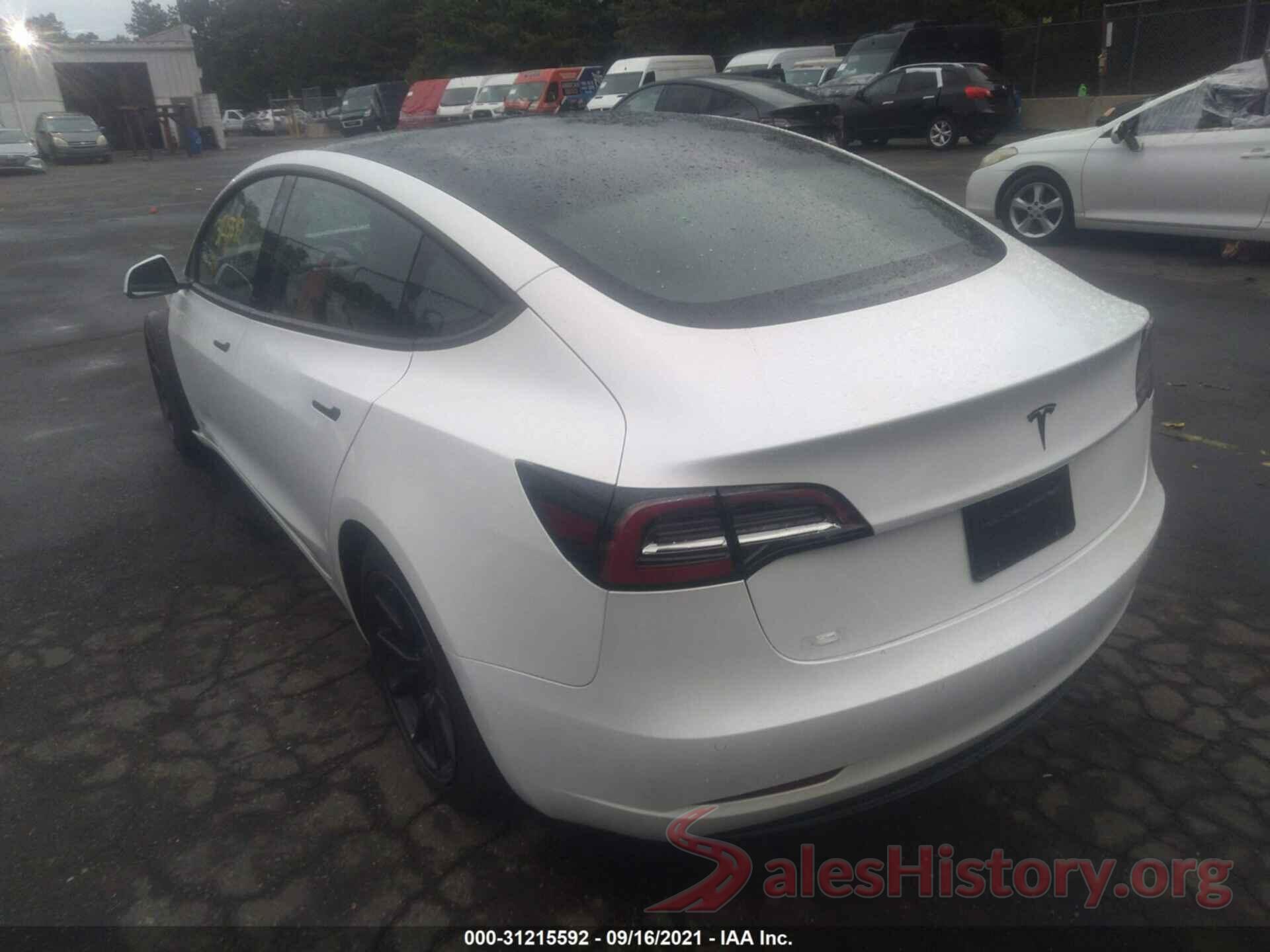 5YJ3E1EA7LF612997 2020 TESLA MODEL 3