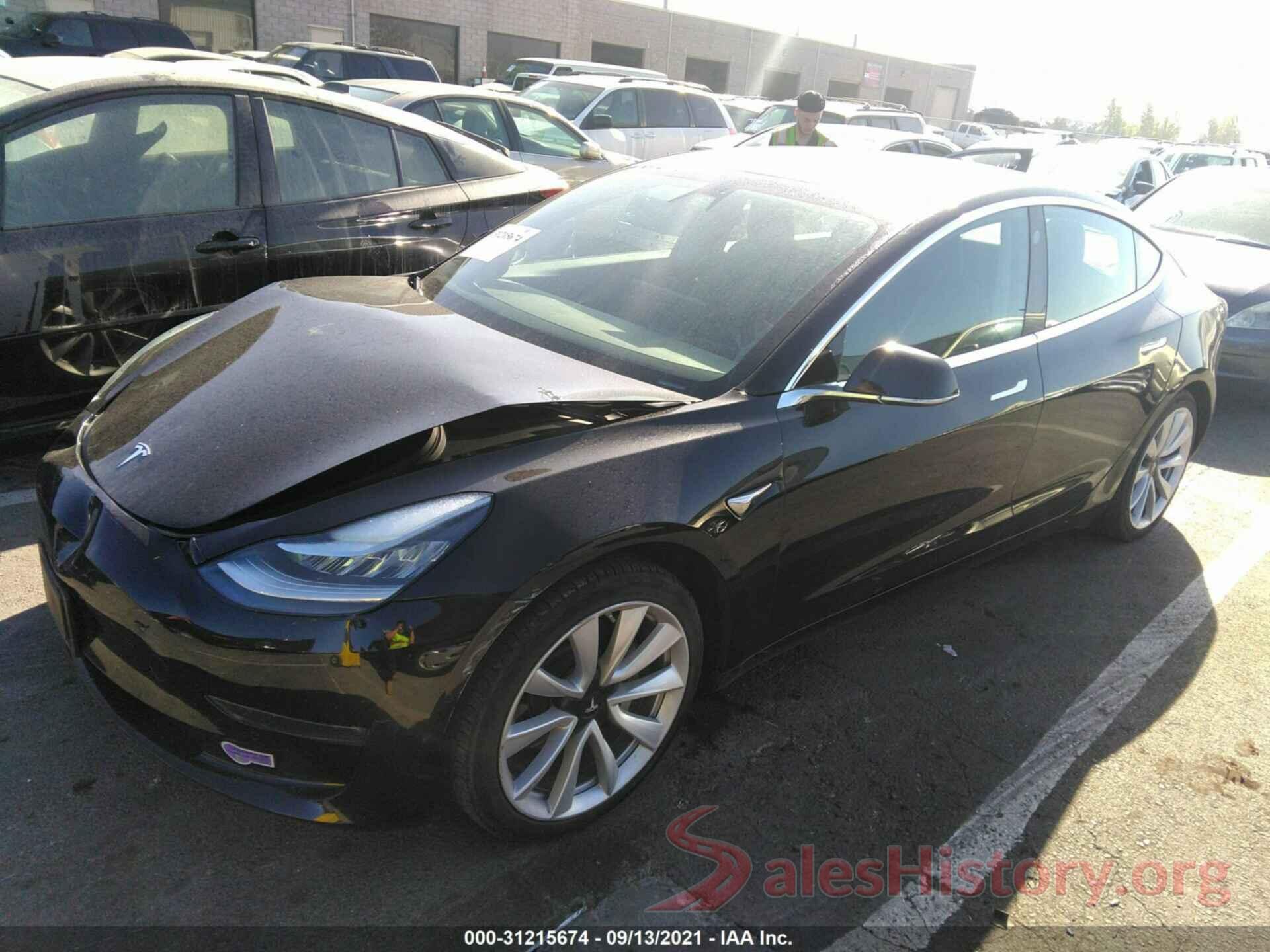 5YJ3E1EAXJF062854 2018 TESLA MODEL 3