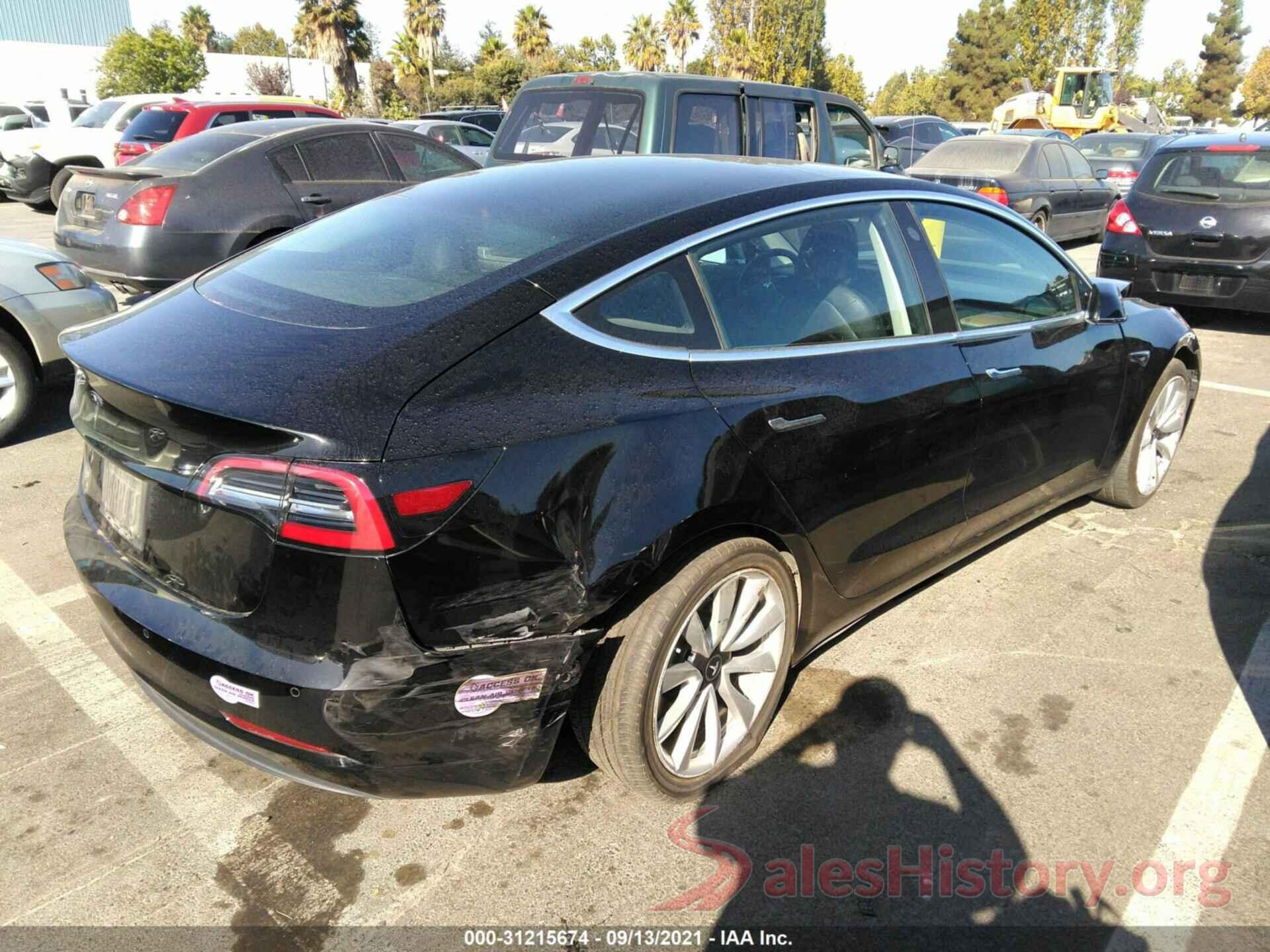 5YJ3E1EAXJF062854 2018 TESLA MODEL 3