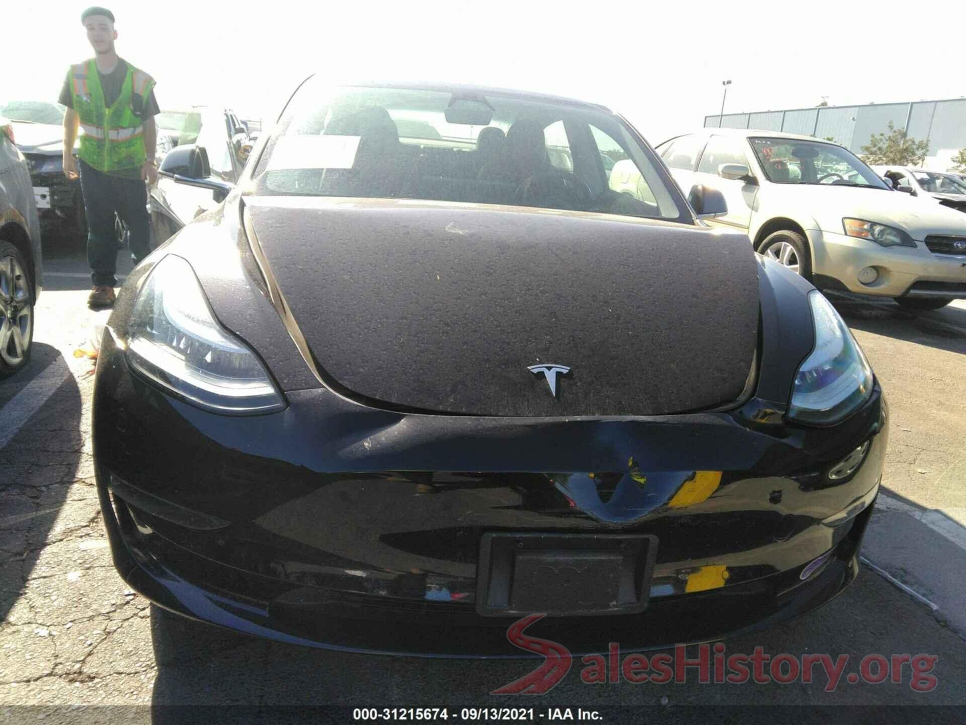 5YJ3E1EAXJF062854 2018 TESLA MODEL 3