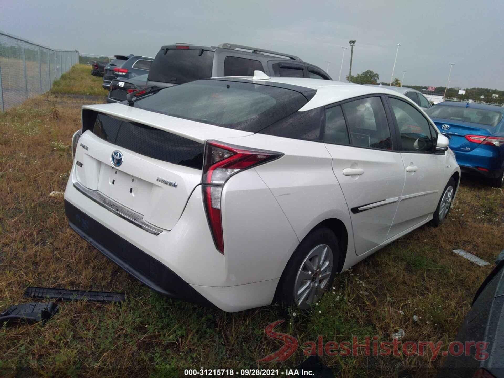 JTDKBRFU8G3506265 2016 TOYOTA PRIUS