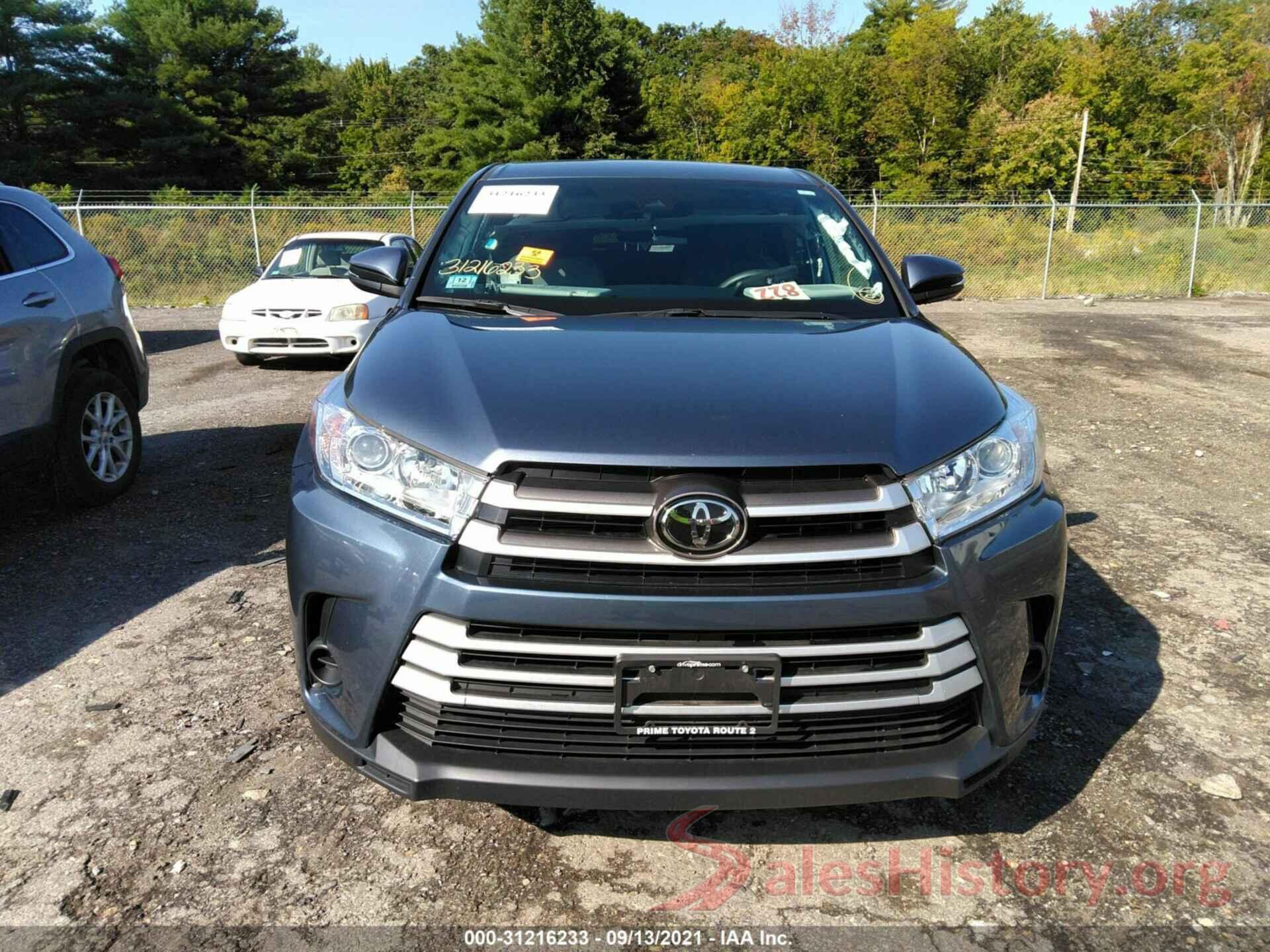 5TDBZRFH9JS890108 2018 TOYOTA HIGHLANDER