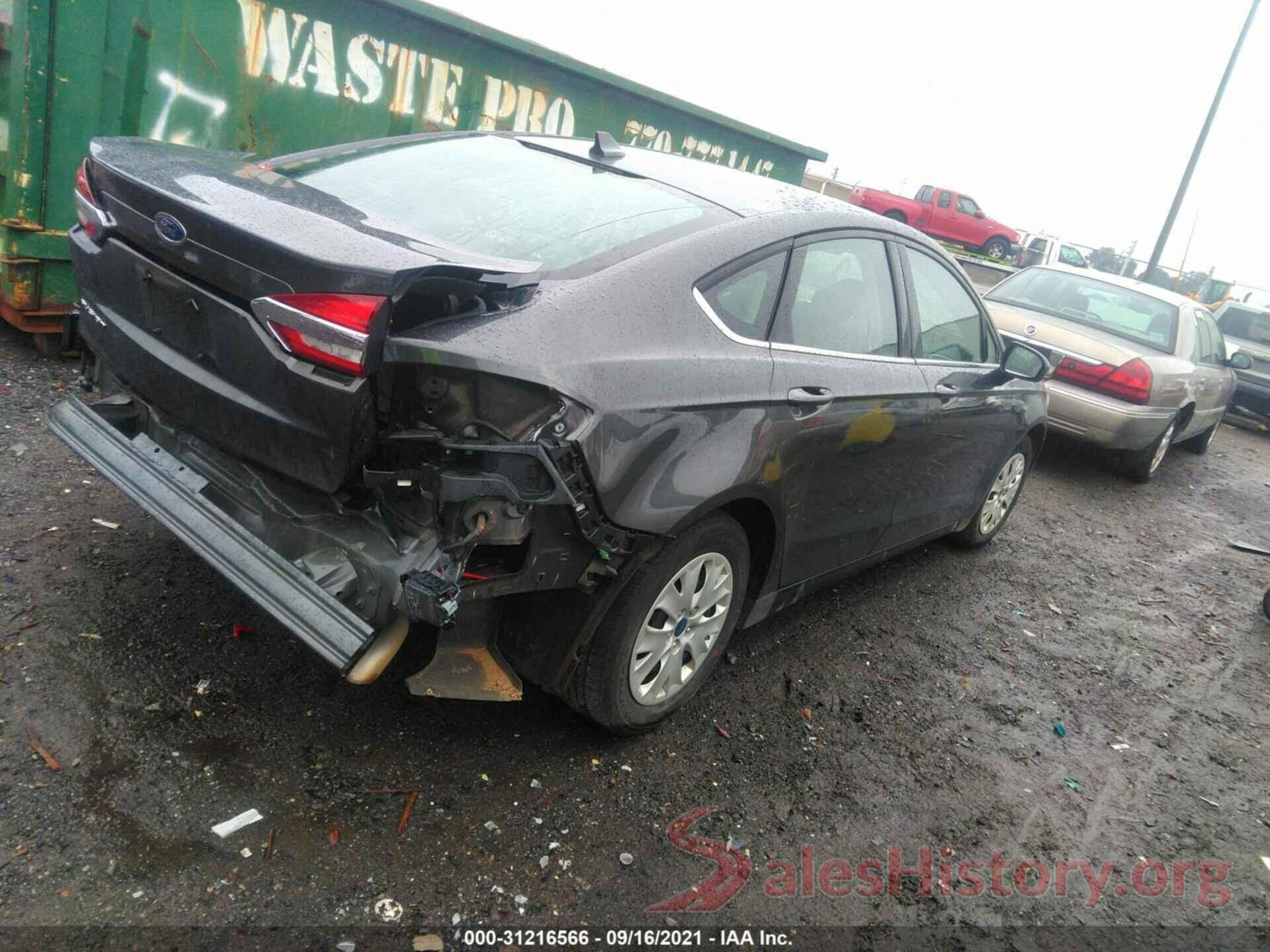 3FA6P0G77LR229262 2020 FORD FUSION