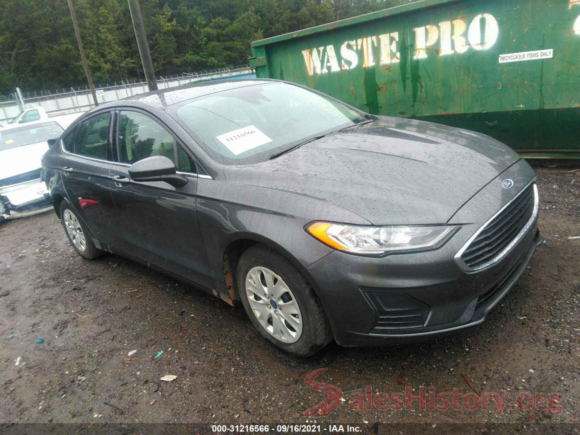 3FA6P0G77LR229262 2020 FORD FUSION