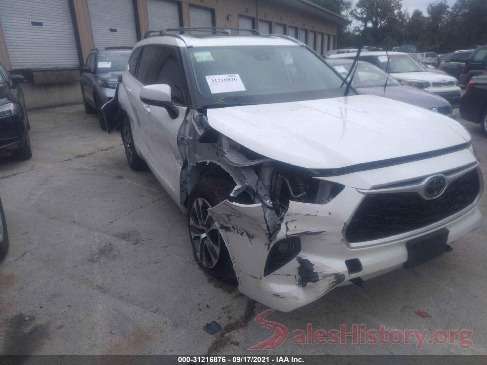 5TDGZRBH9MS105442 2021 TOYOTA HIGHLANDER