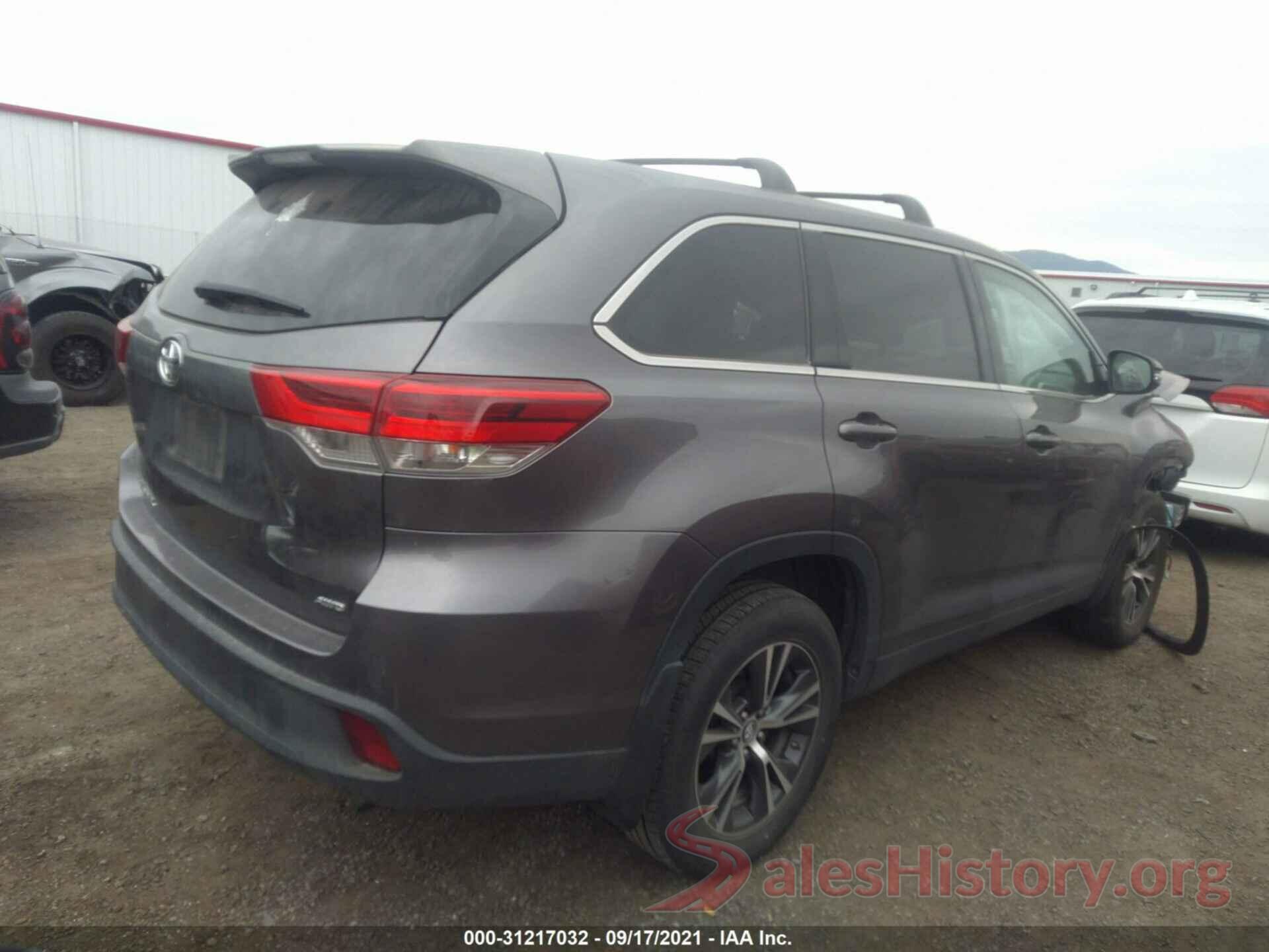 5TDBZRFH0KS996593 2019 TOYOTA HIGHLANDER