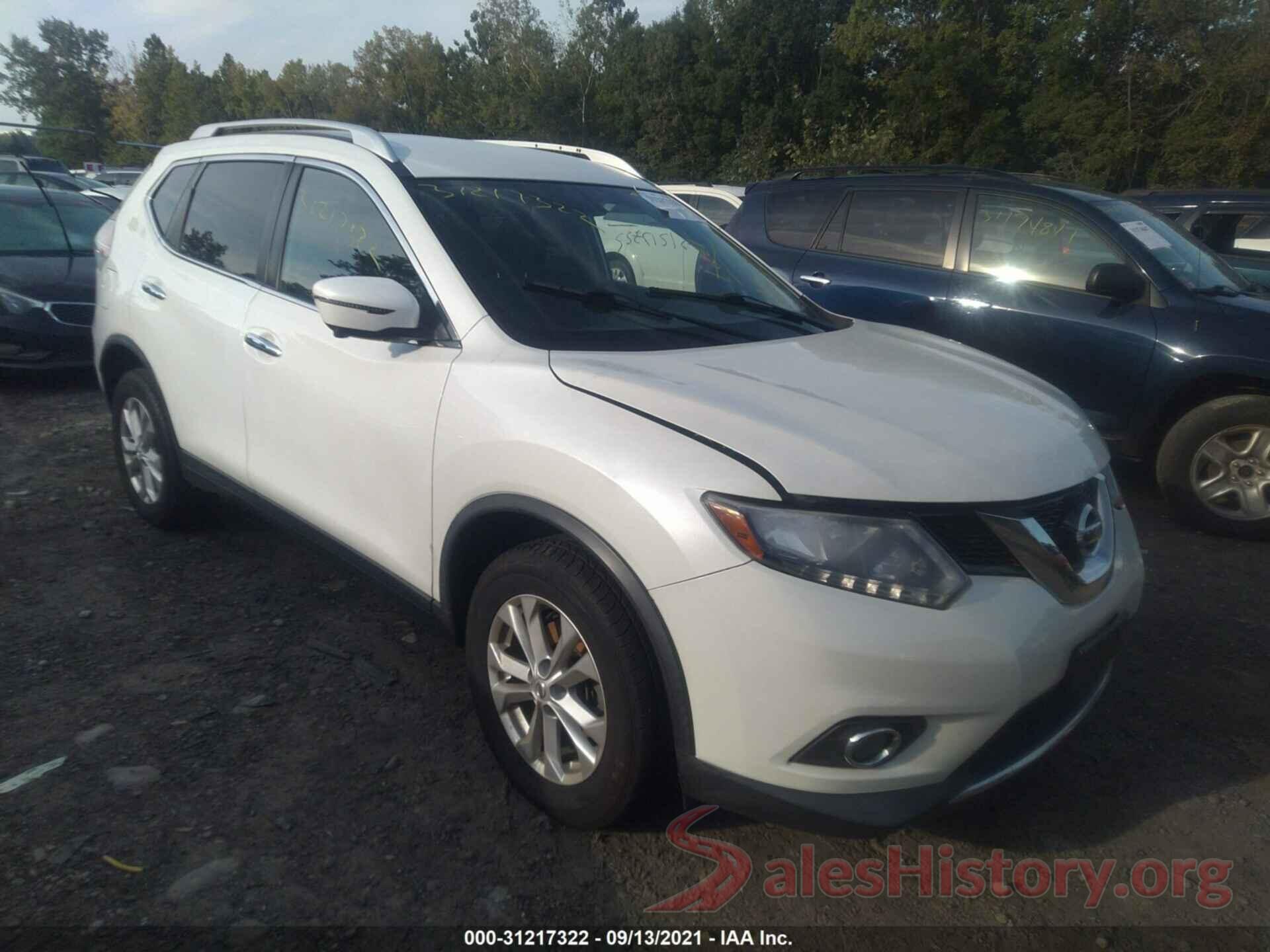 KNMAT2MVXGP672923 2016 NISSAN ROGUE