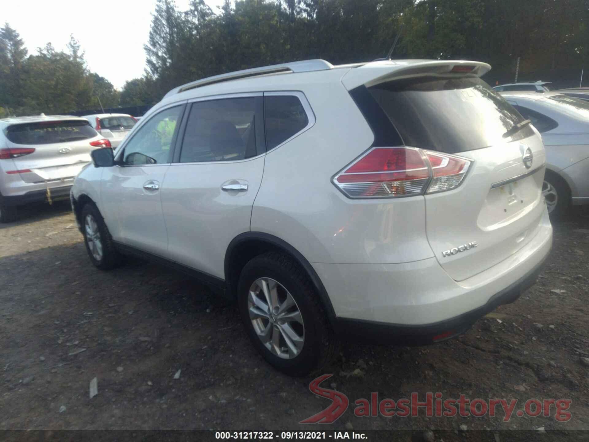 KNMAT2MVXGP672923 2016 NISSAN ROGUE