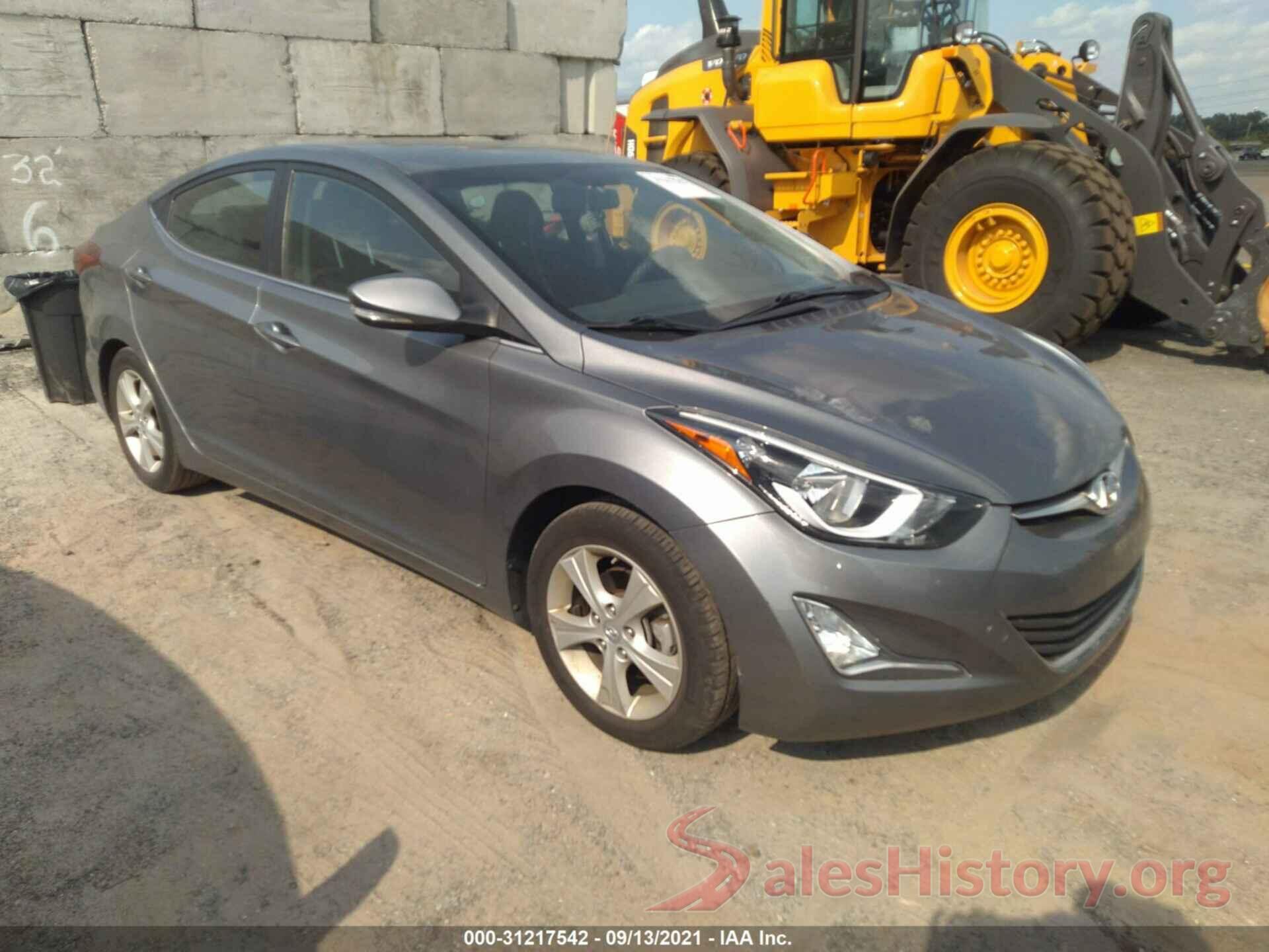 KMHDH4AEXGU634961 2016 HYUNDAI ELANTRA