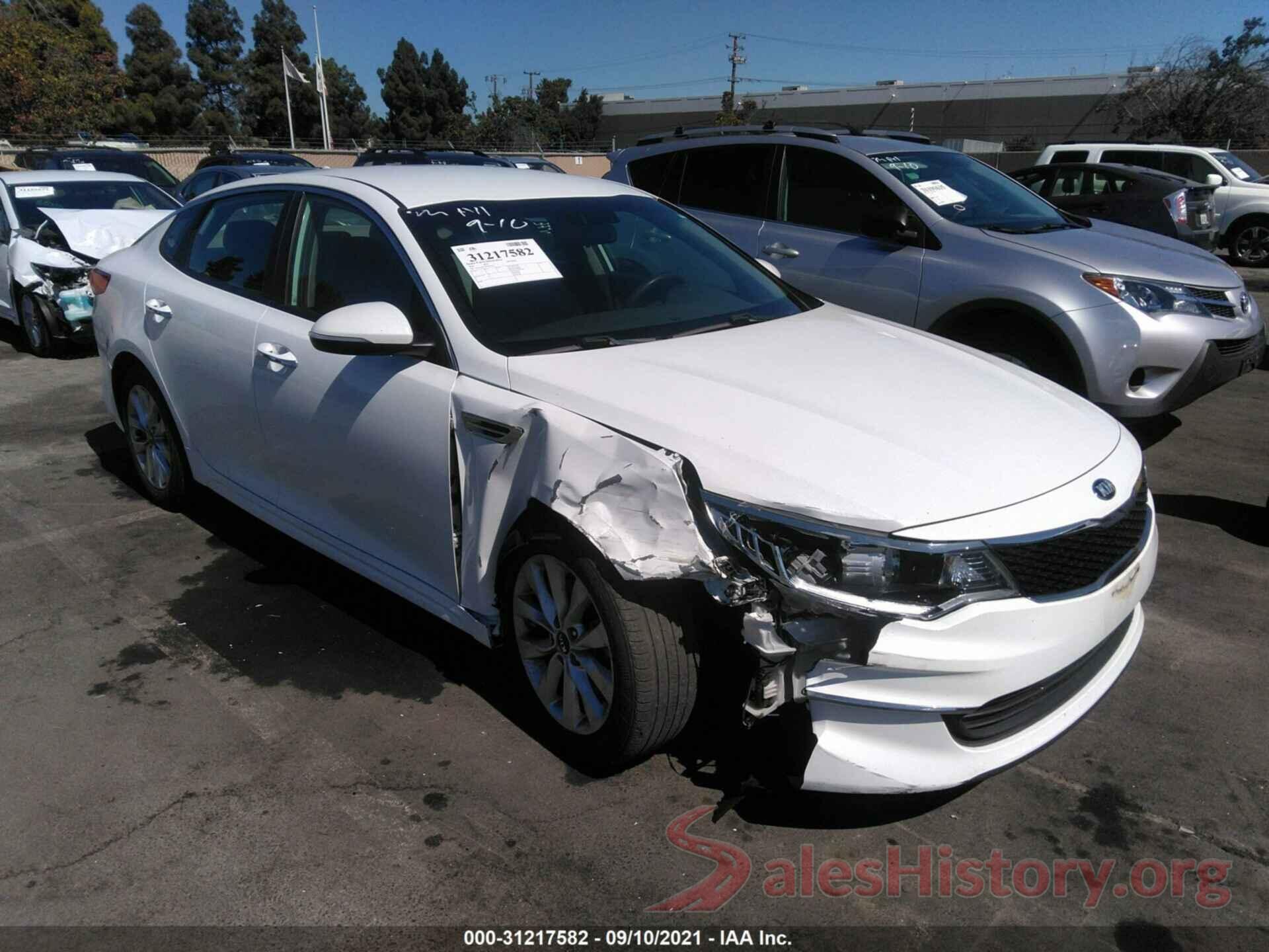 5XXGT4L3XGG003337 2016 KIA OPTIMA