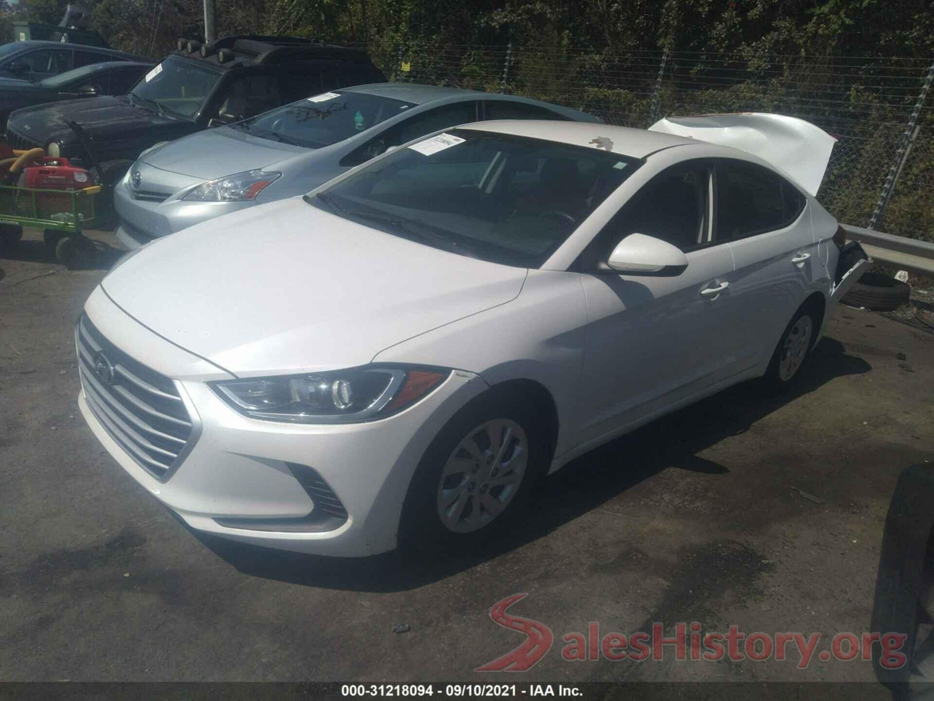 5NPD74LF2HH054807 2017 HYUNDAI ELANTRA