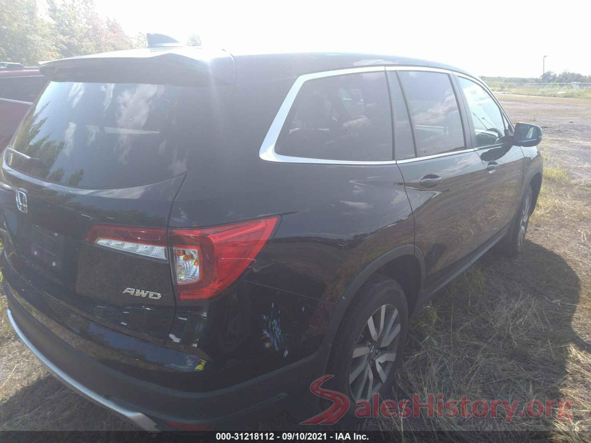 5FNYF6H38KB074614 2019 HONDA PILOT