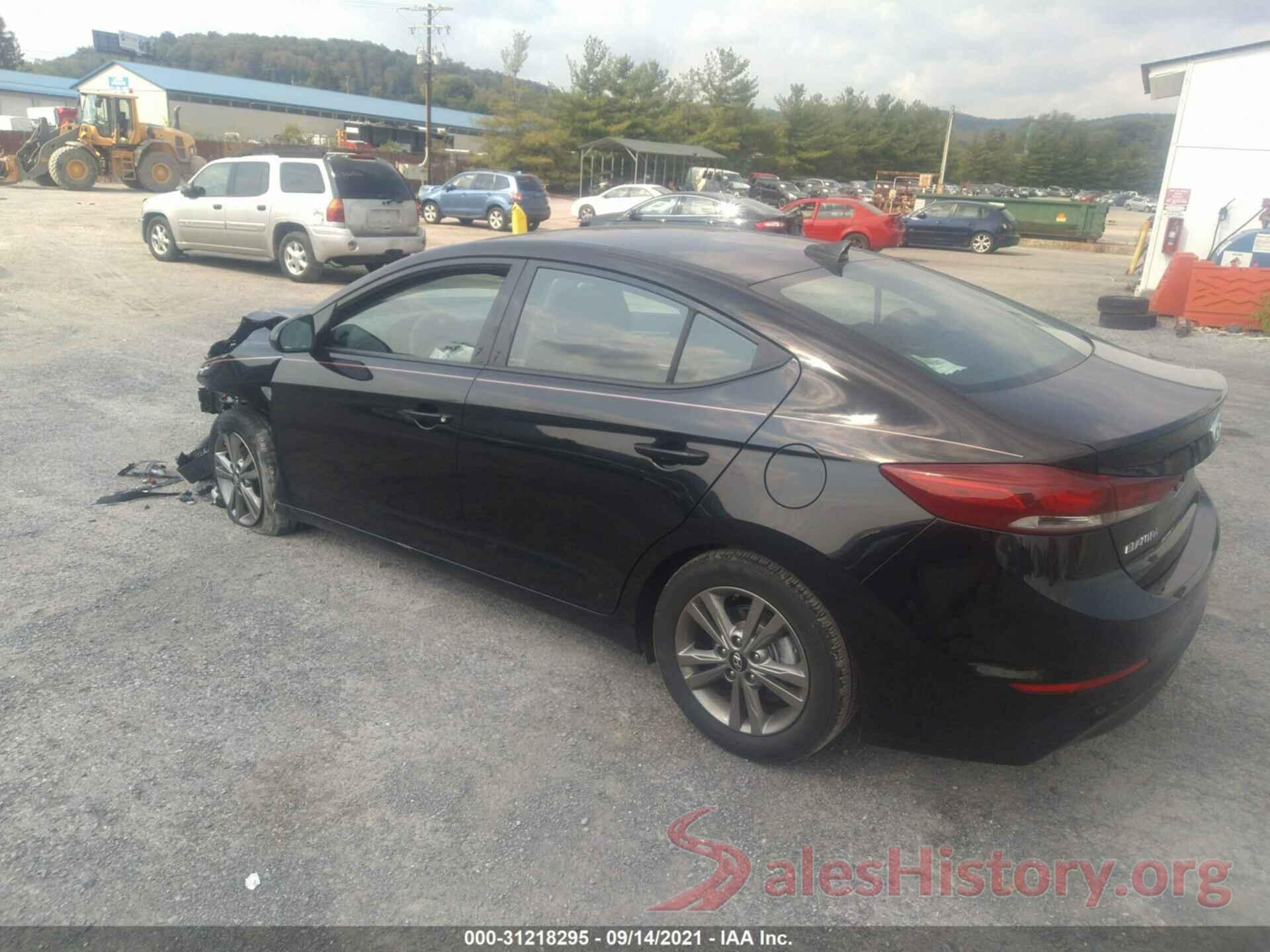 5NPD84LF3JH385950 2018 HYUNDAI ELANTRA