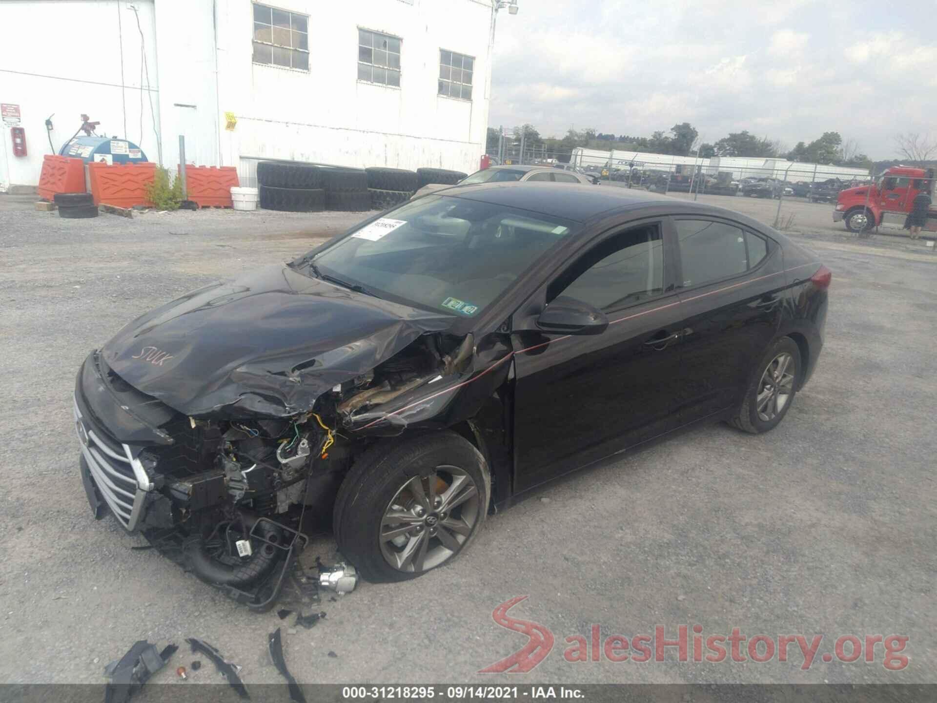 5NPD84LF3JH385950 2018 HYUNDAI ELANTRA