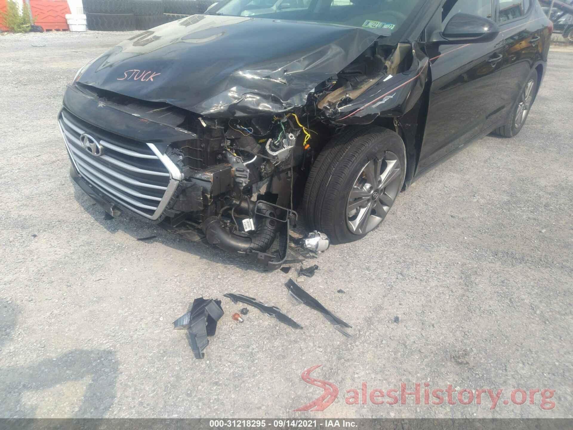 5NPD84LF3JH385950 2018 HYUNDAI ELANTRA